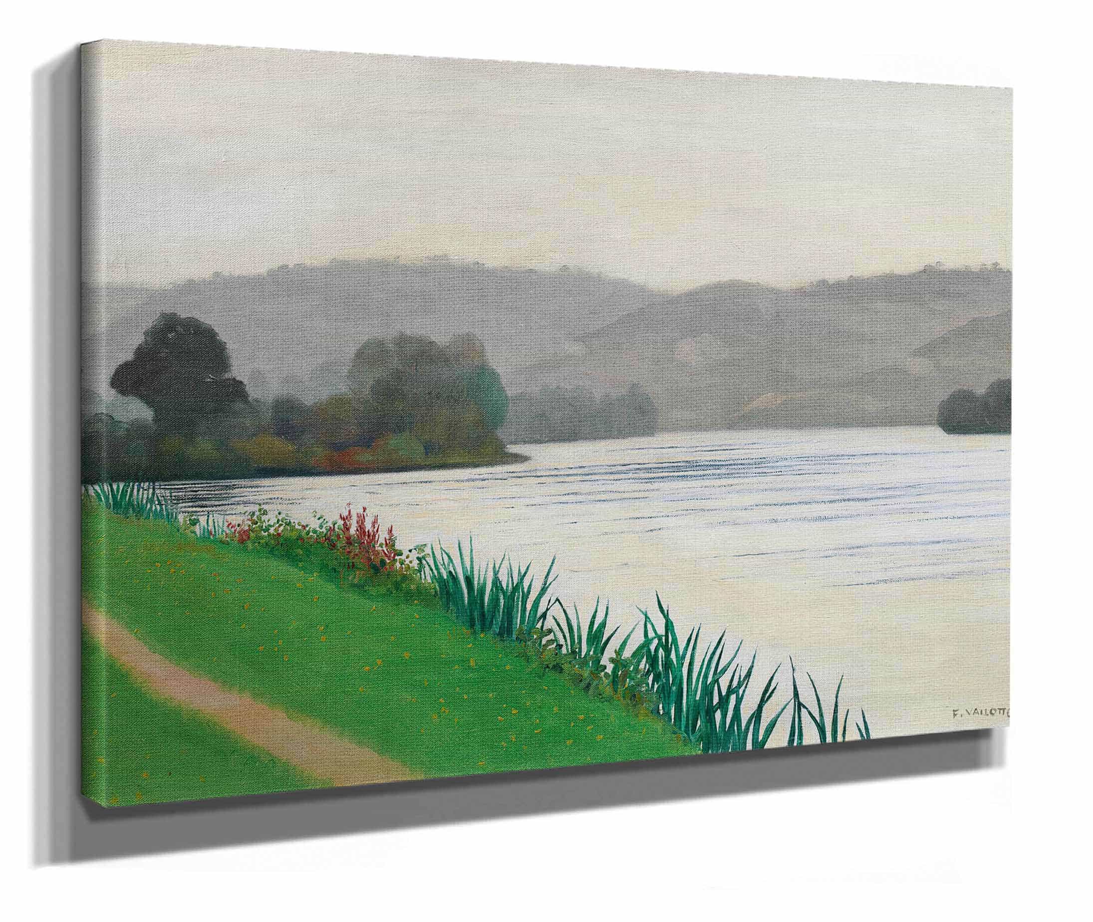 Seine At Tournedos by Felix Vallotton