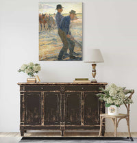 Seine Landscape Near Chatou by Jean Baptiste Camille Corot