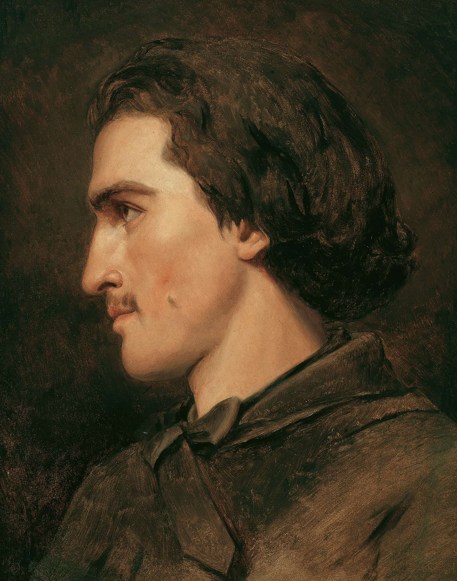 Selbstbildnis by Anselm Feuerbach
