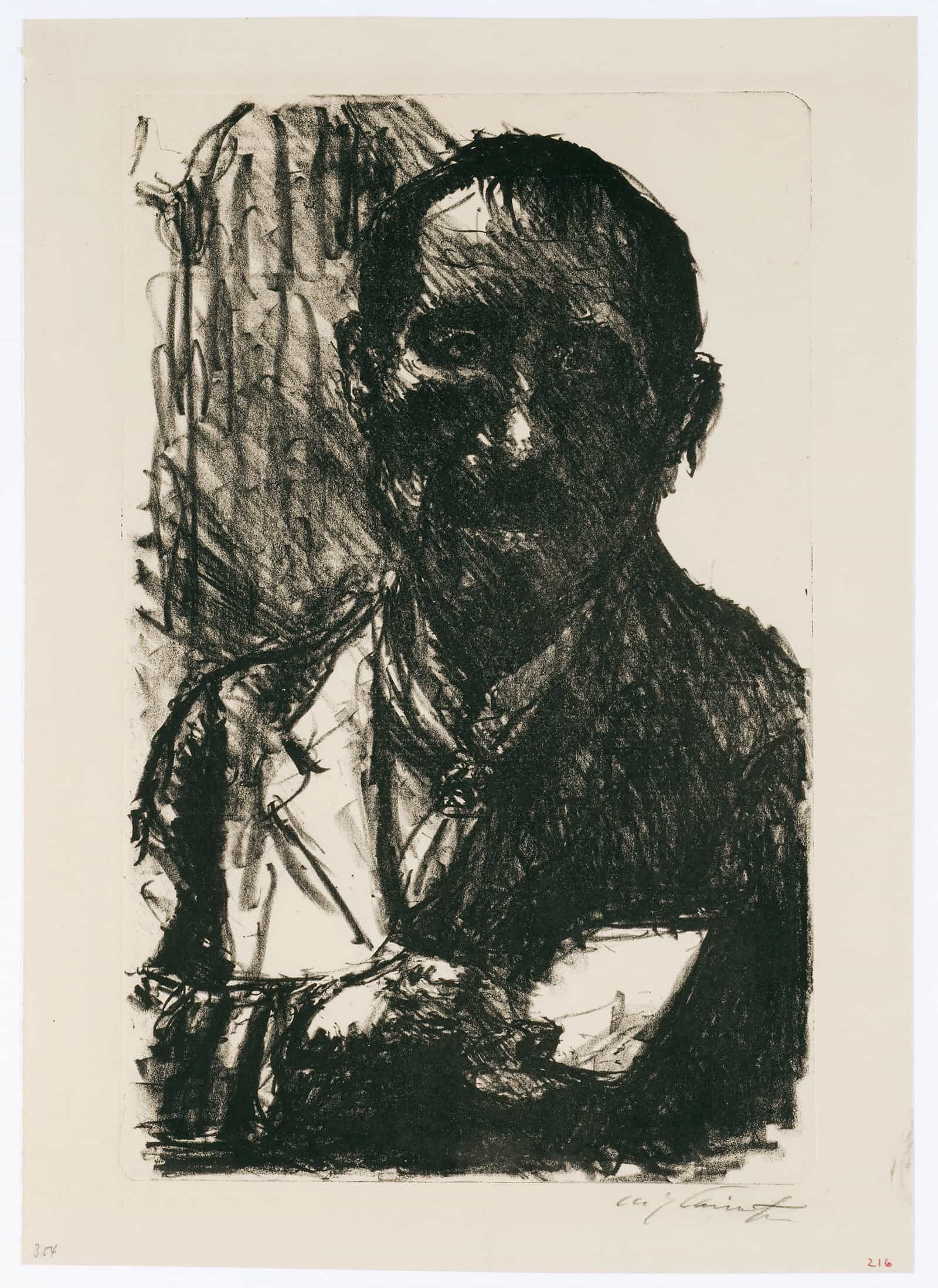 Selbstbildnis by Lovis Corinth