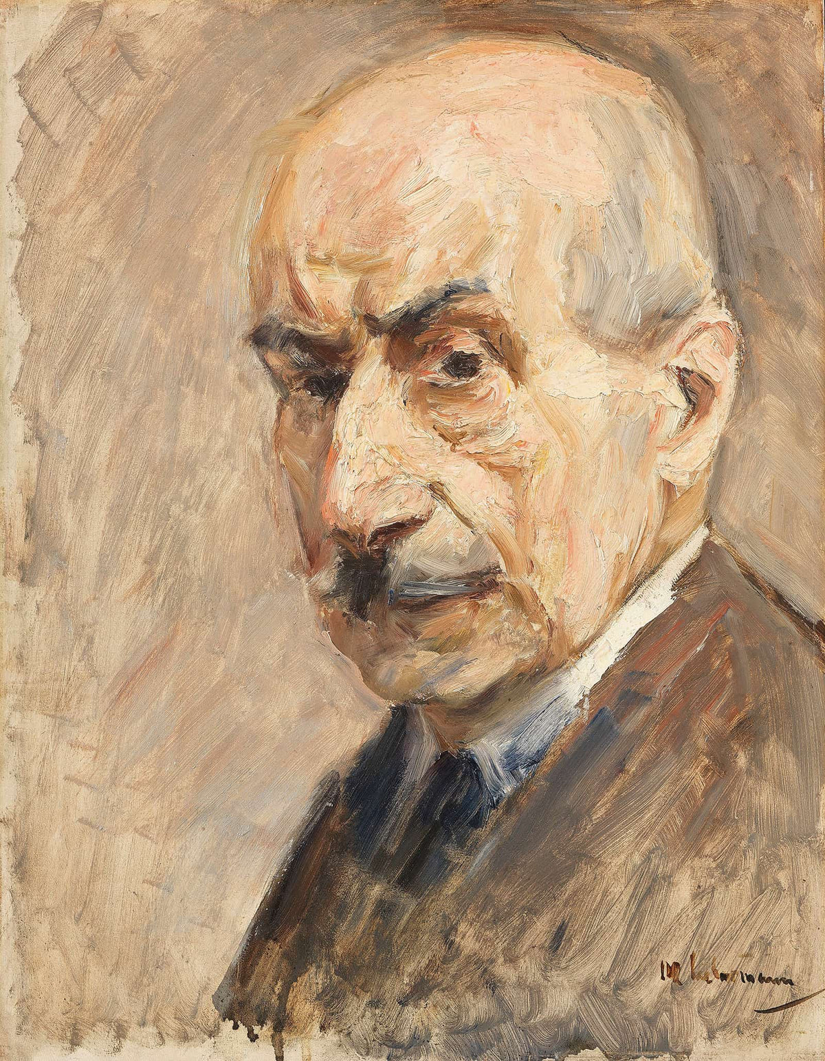 Selbstbildnis by Max Liebermann