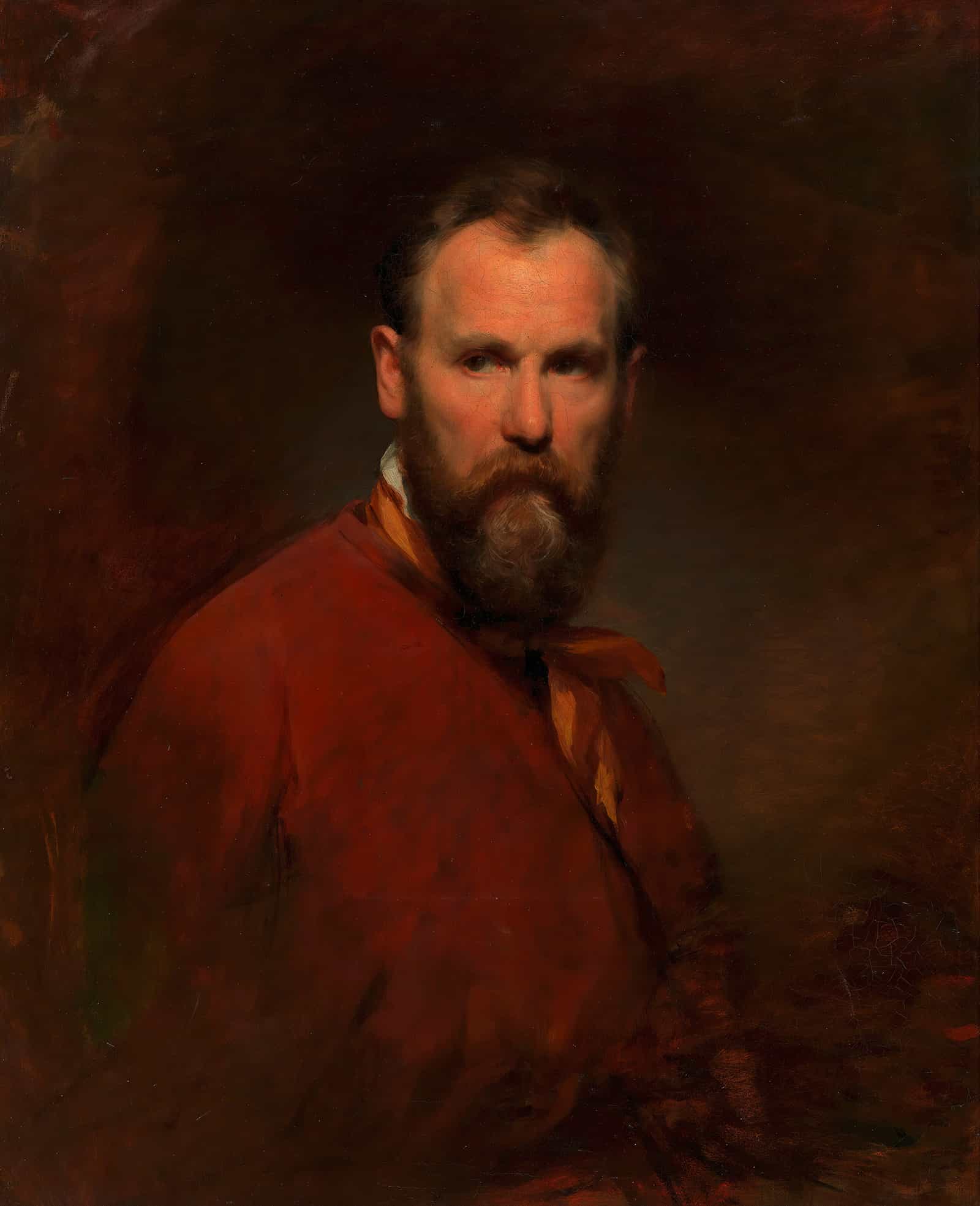 Selbstbildnis Friedrich Von Amerling  by Friedrich Von Amerling