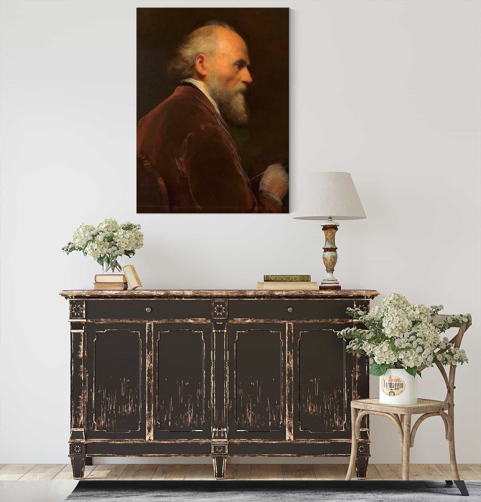 Selbstbildnis Friedrich Von Amerling  by Friedrich Von Amerling