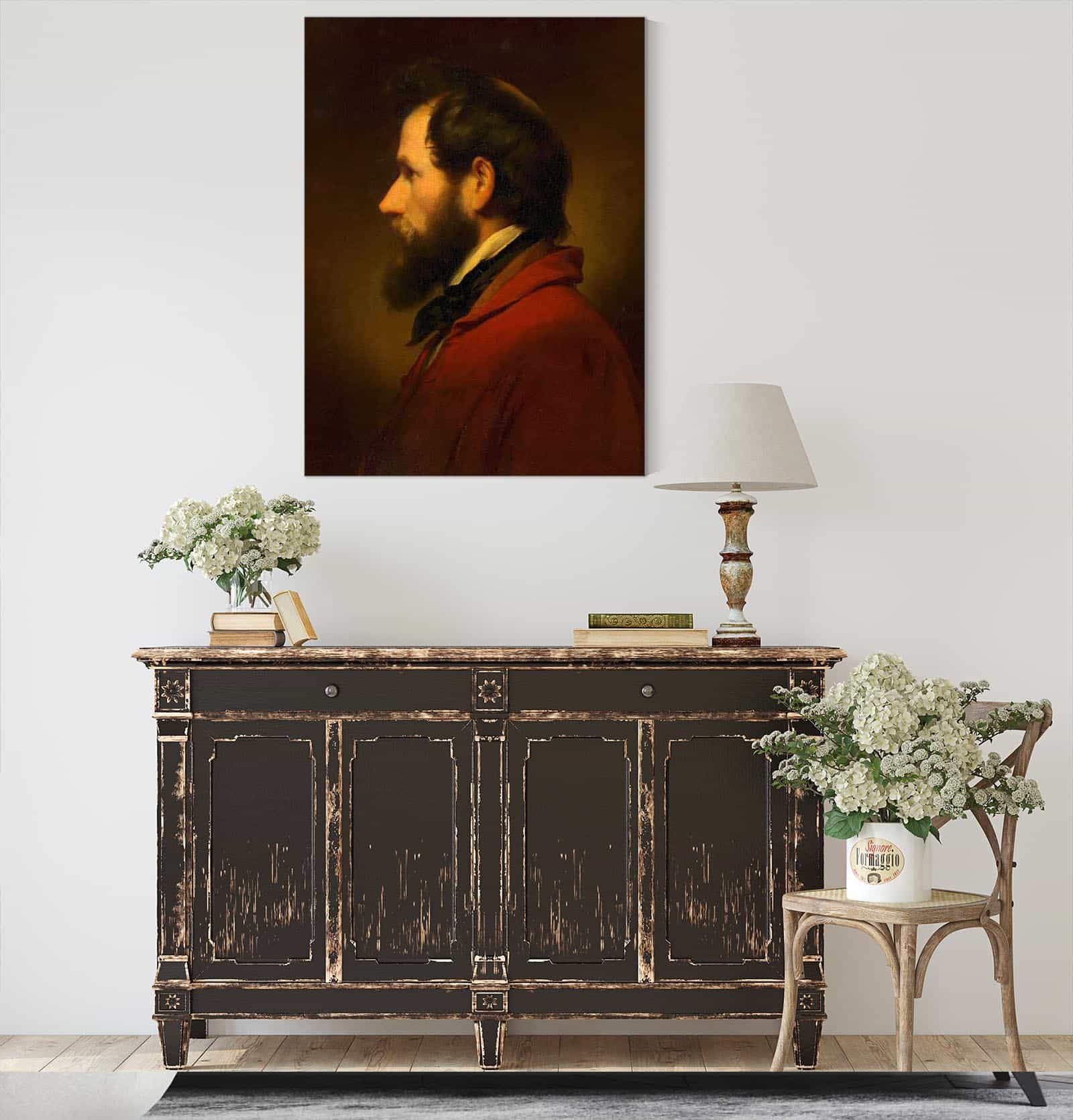 Selbstbildnis Friedrich Von Amerling  by Friedrich Von Amerling