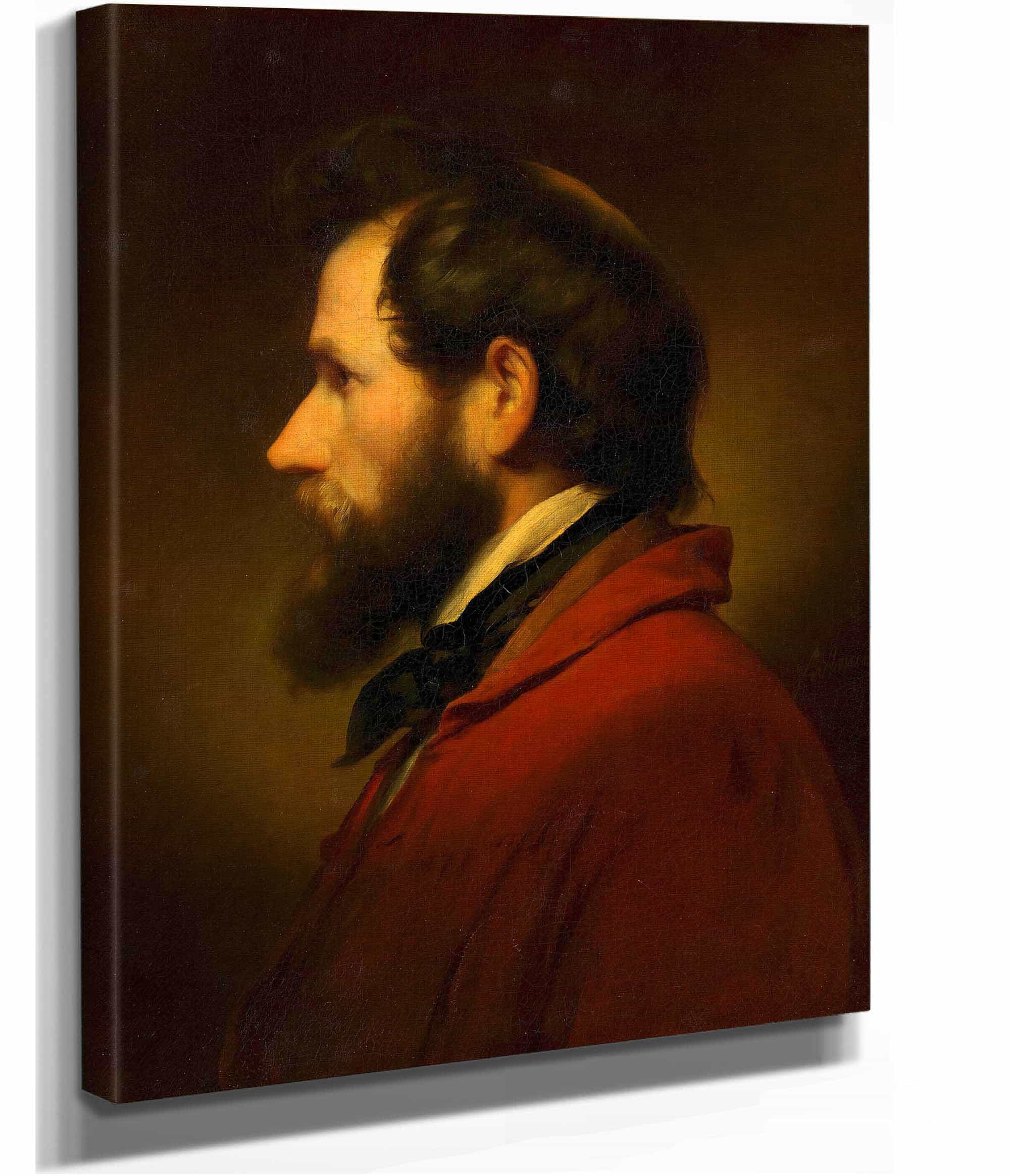 Selbstbildnis Friedrich Von Amerling  by Friedrich Von Amerling