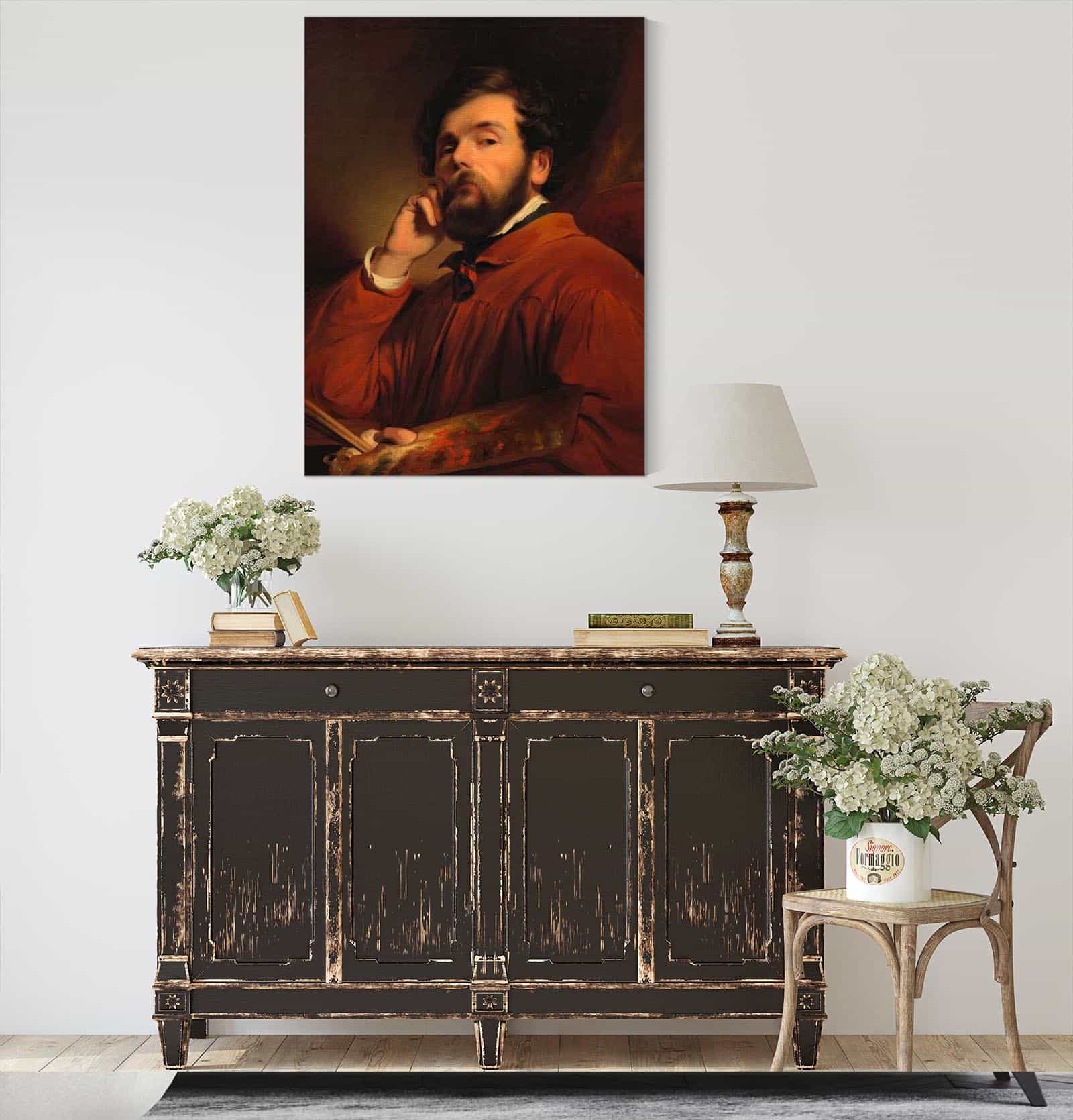 Selbstbildnis Friedrich Von Amerling  by Friedrich Von Amerling