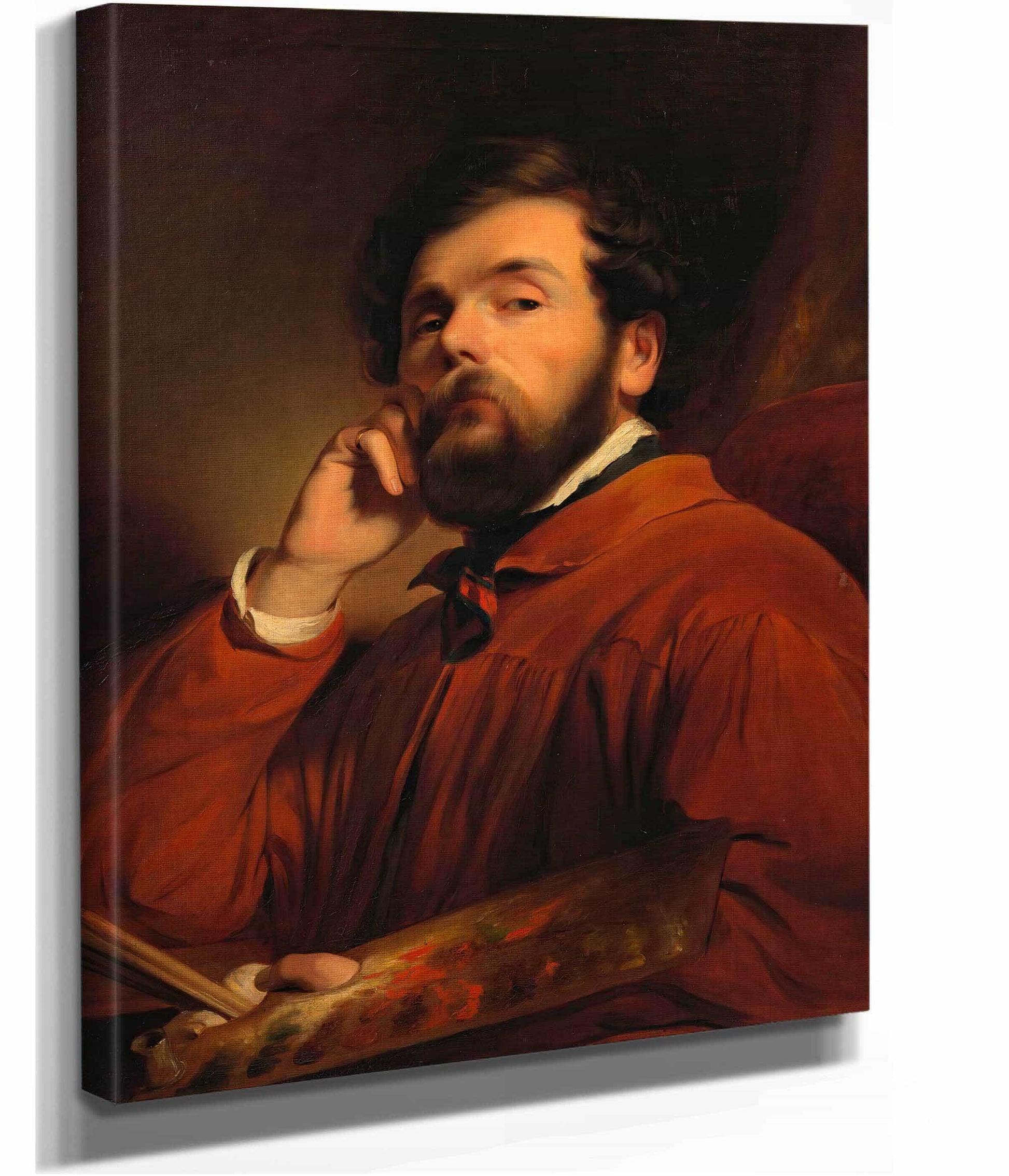 Selbstbildnis Friedrich Von Amerling  by Friedrich Von Amerling