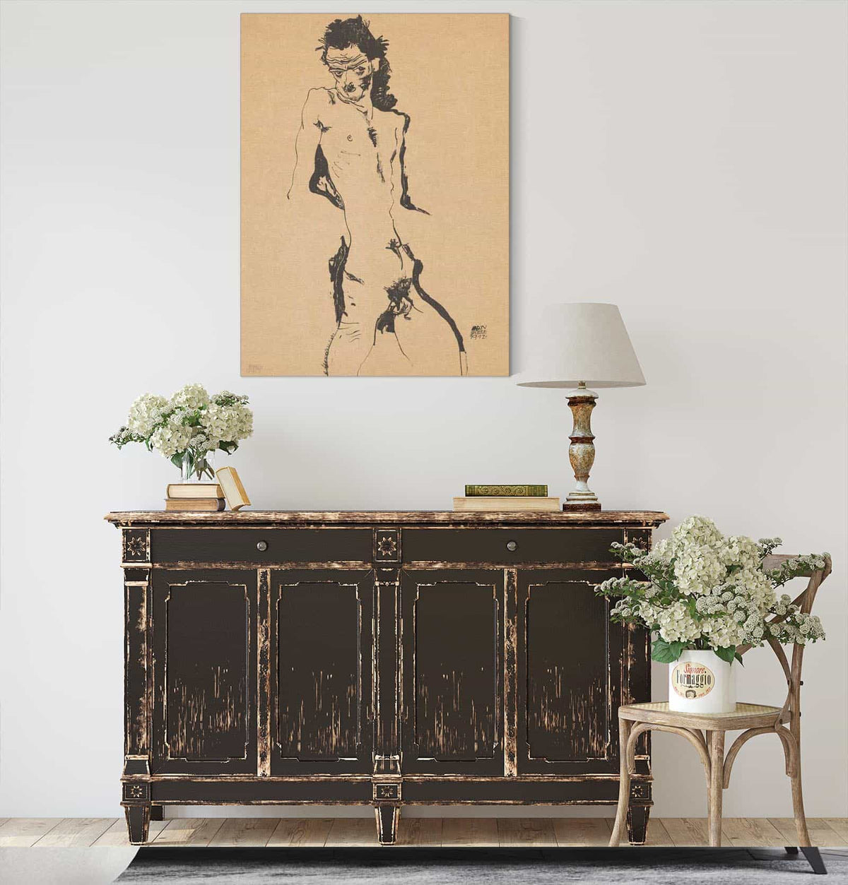 Selbstportrat by Egon Schiele