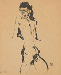 Selbstportrat by Egon Schiele