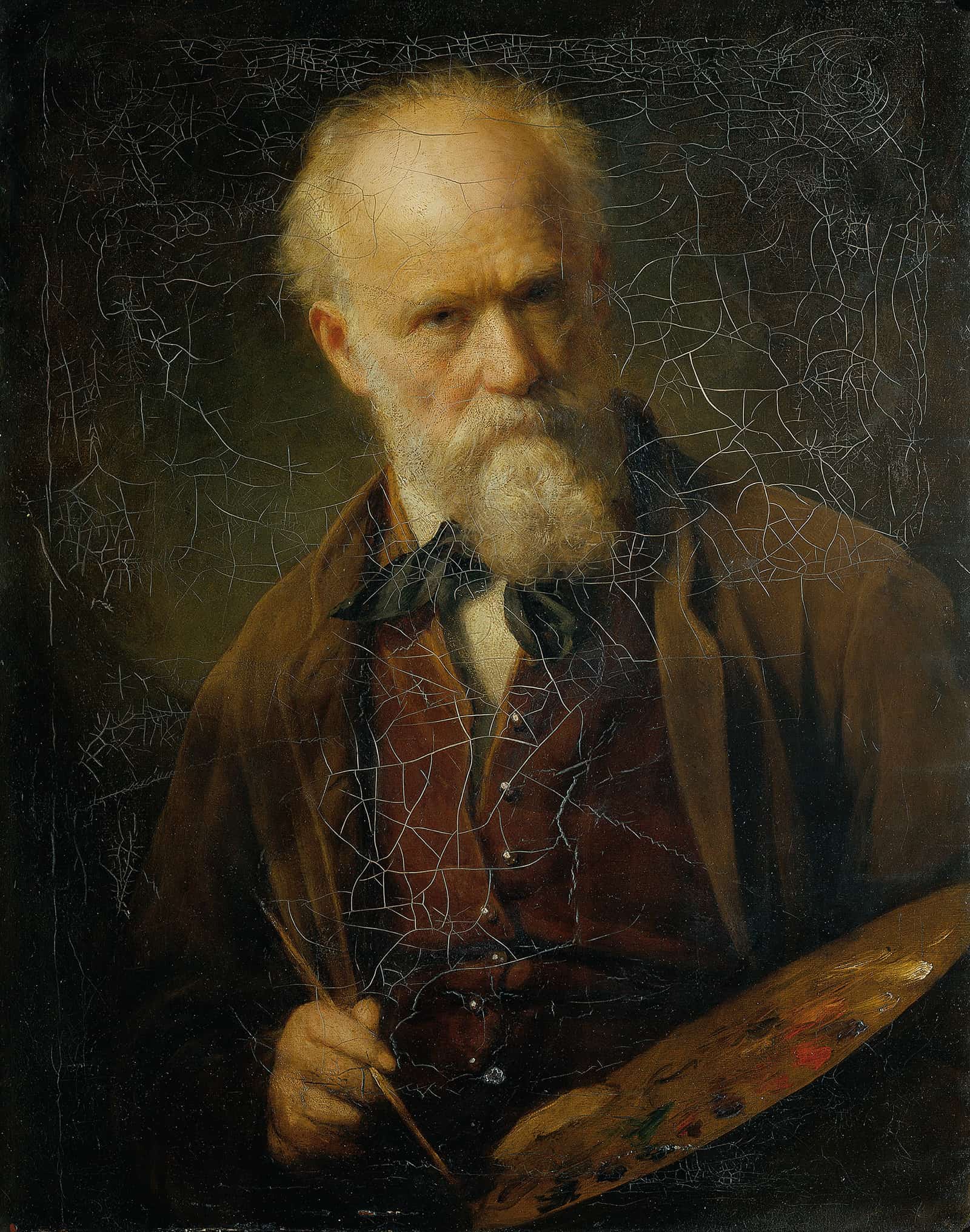 Selbstportrat by Friedrich Von Amerling