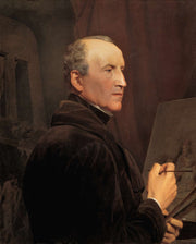 Selbstportrat Vor Der Staffelei by Ferdinand Georg Waldmuller