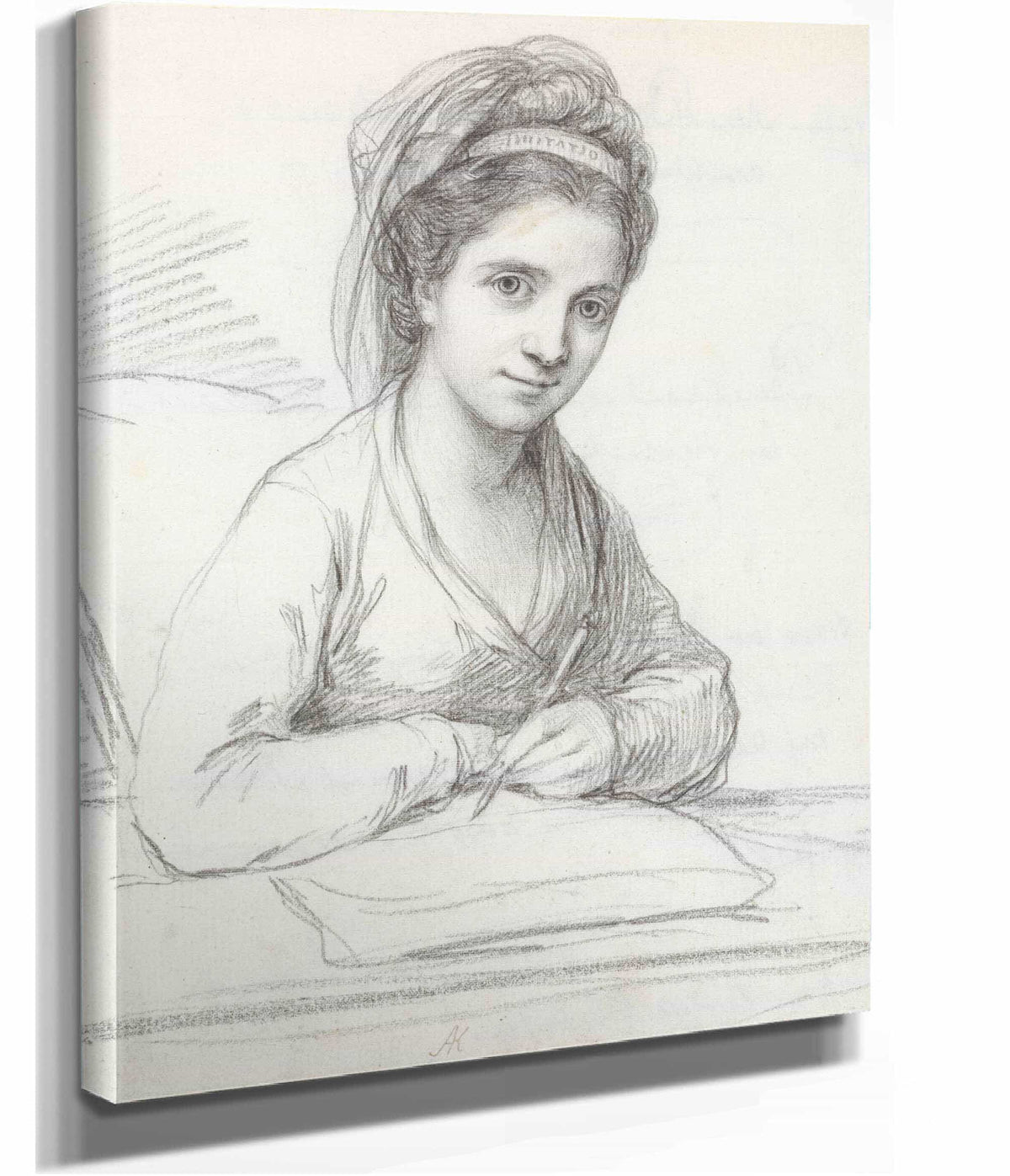 Self Portrait by Angelica Kauffmann