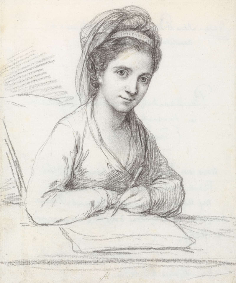 Self Portrait by Angelica Kauffmann