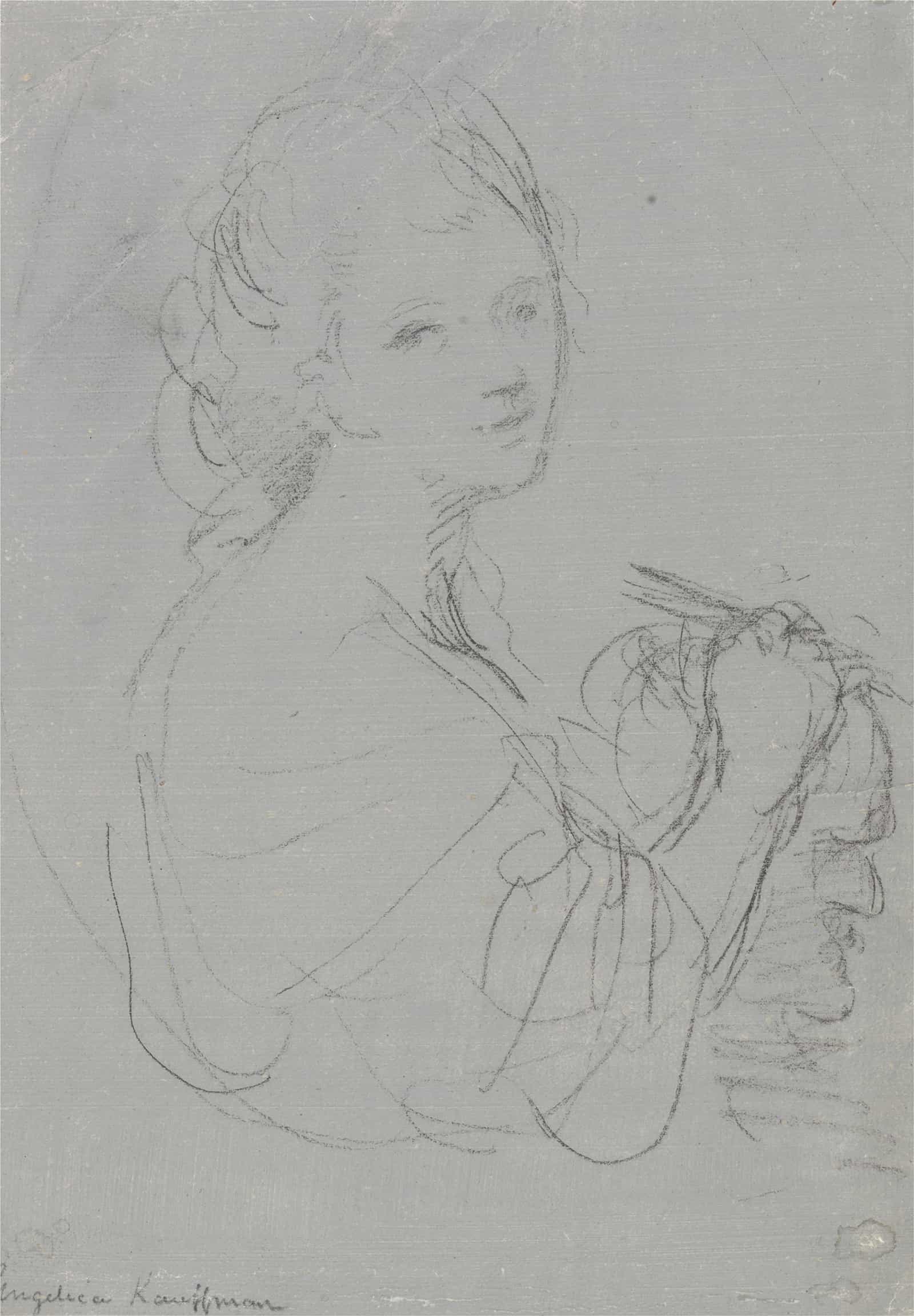 Self Portrait by Angelica Kauffmann