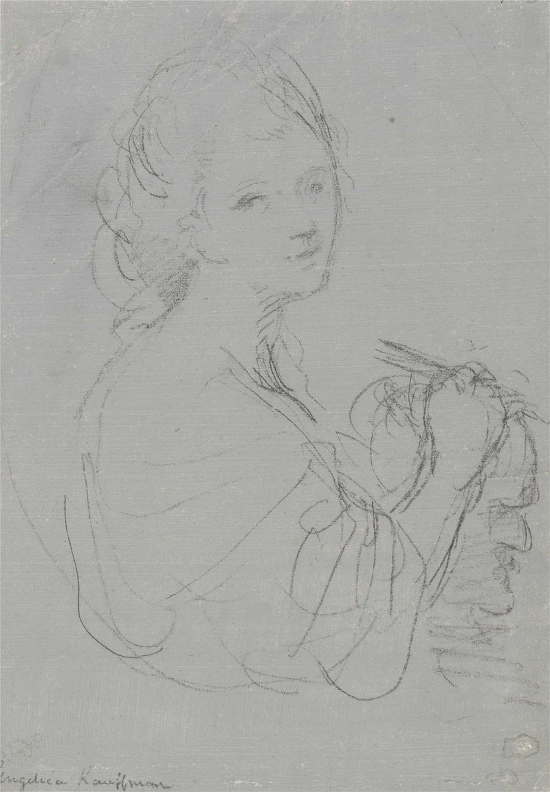 Self Portrait by Angelica Kauffmann