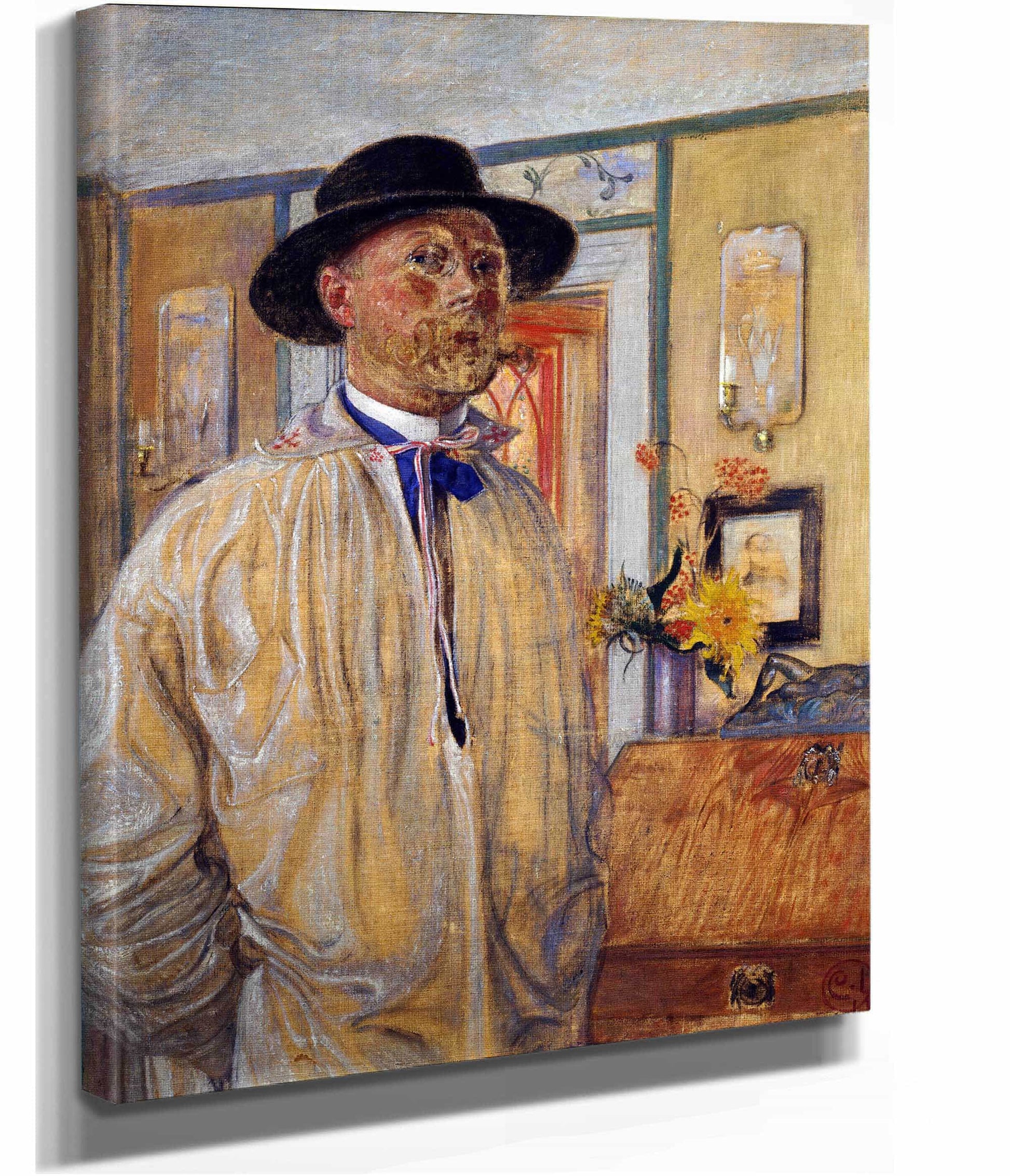 Self Portrait by Carl Larsson