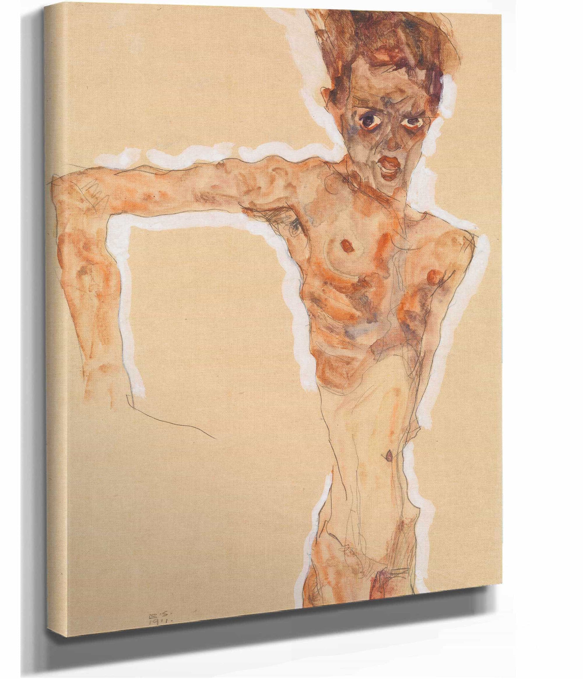 Self Portrait by Egon Schiele
