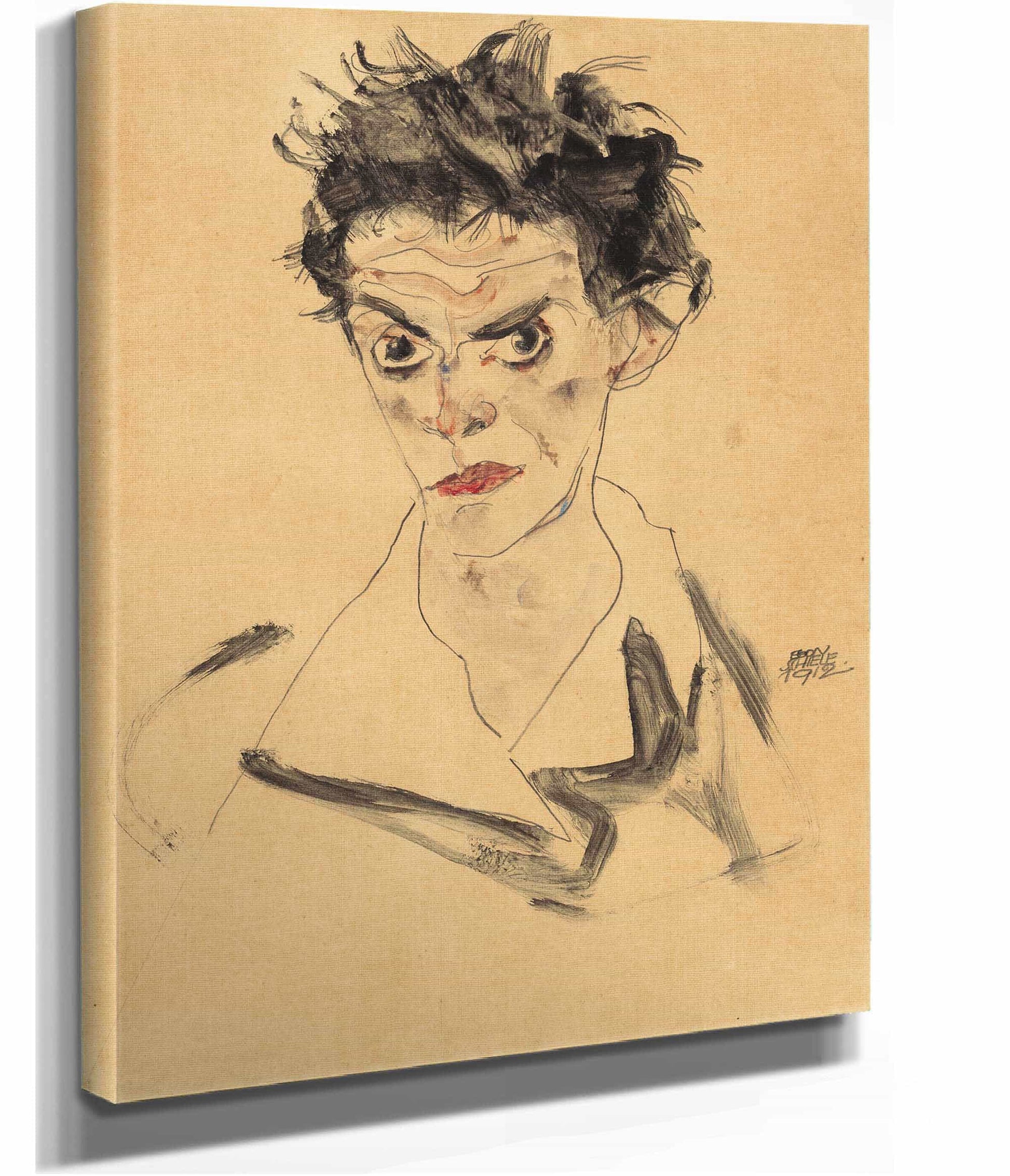 Self Portrait by Egon Schiele