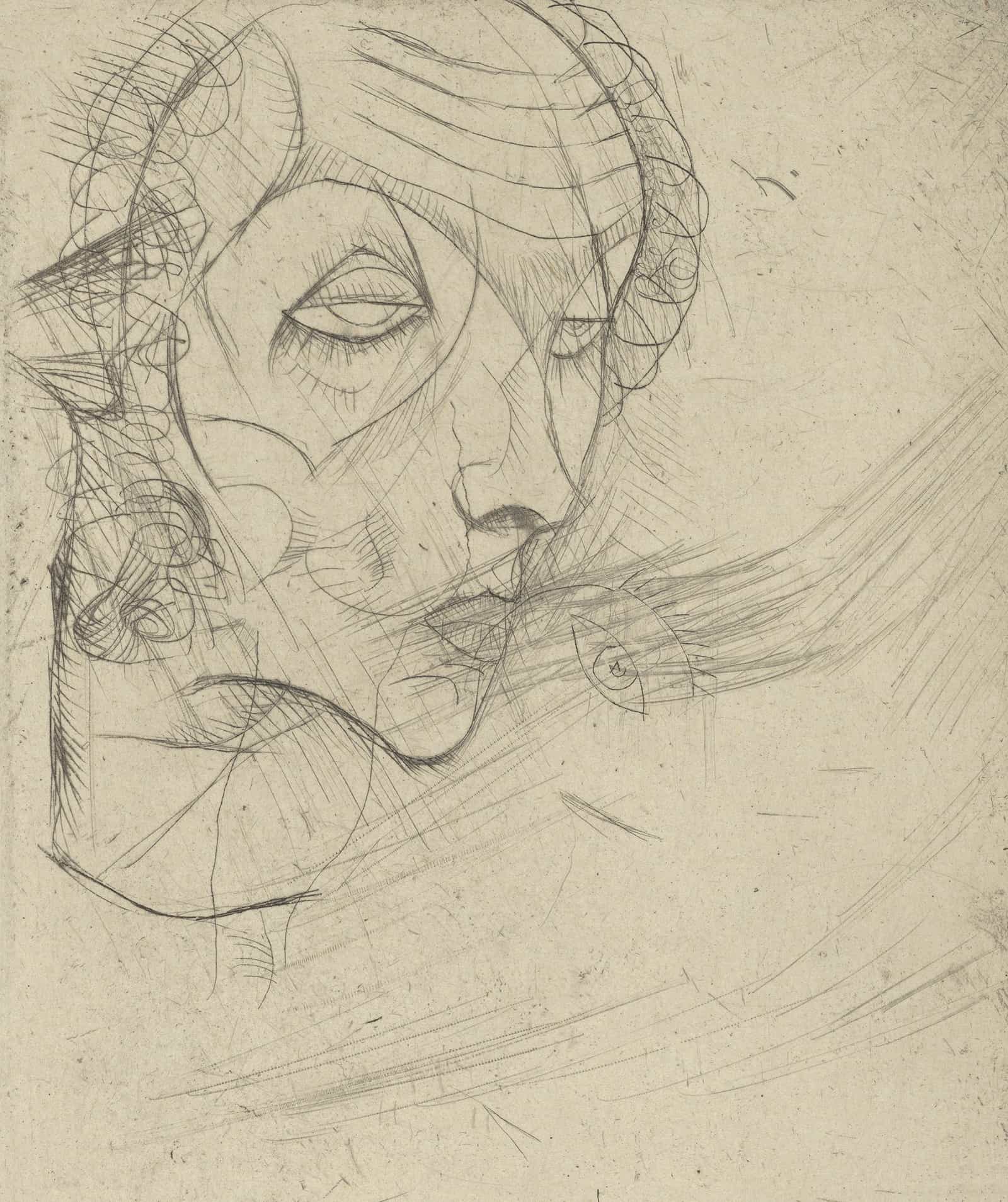 Self Portrait by Egon Schiele