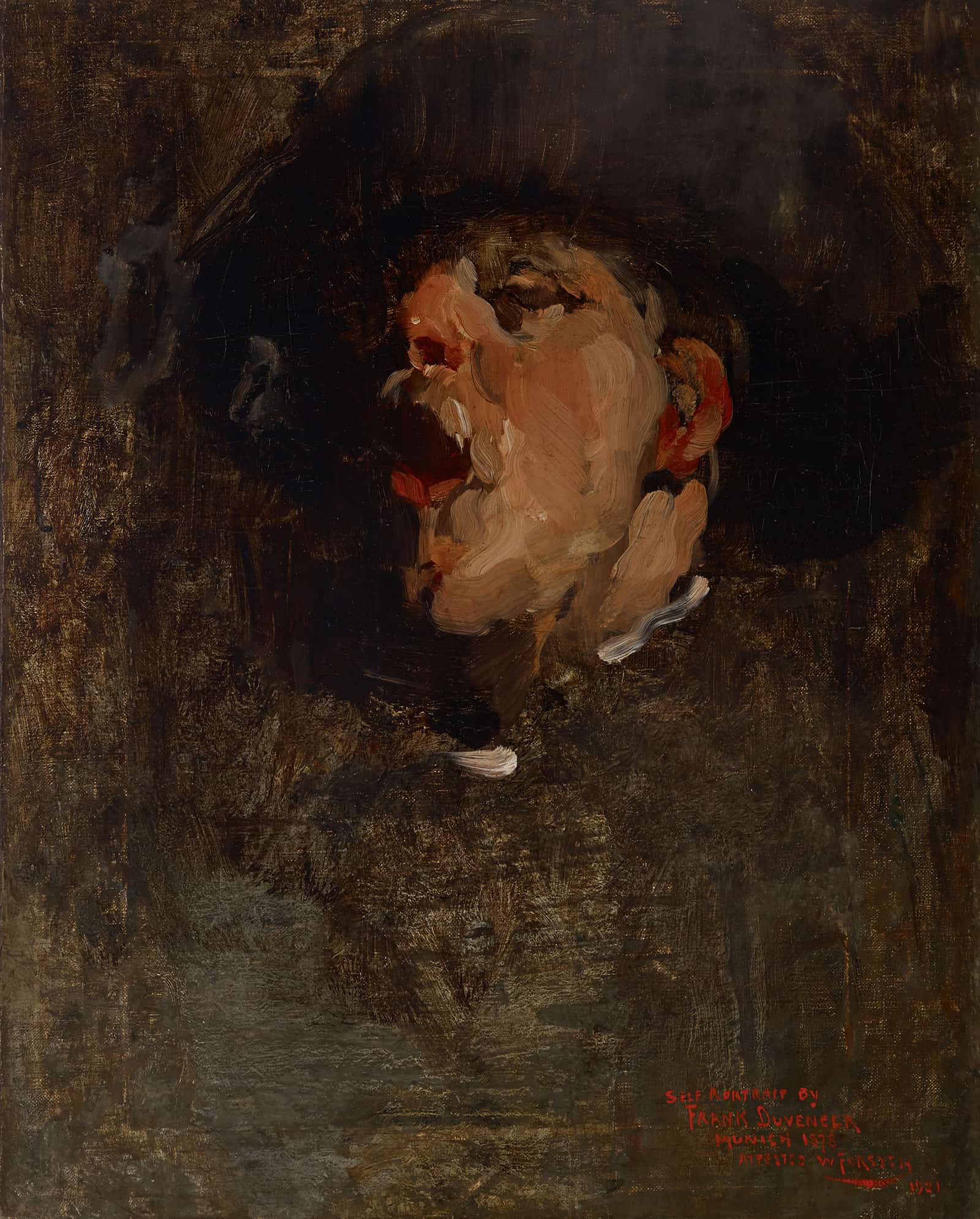 Self Portrait by Frank Duveneck