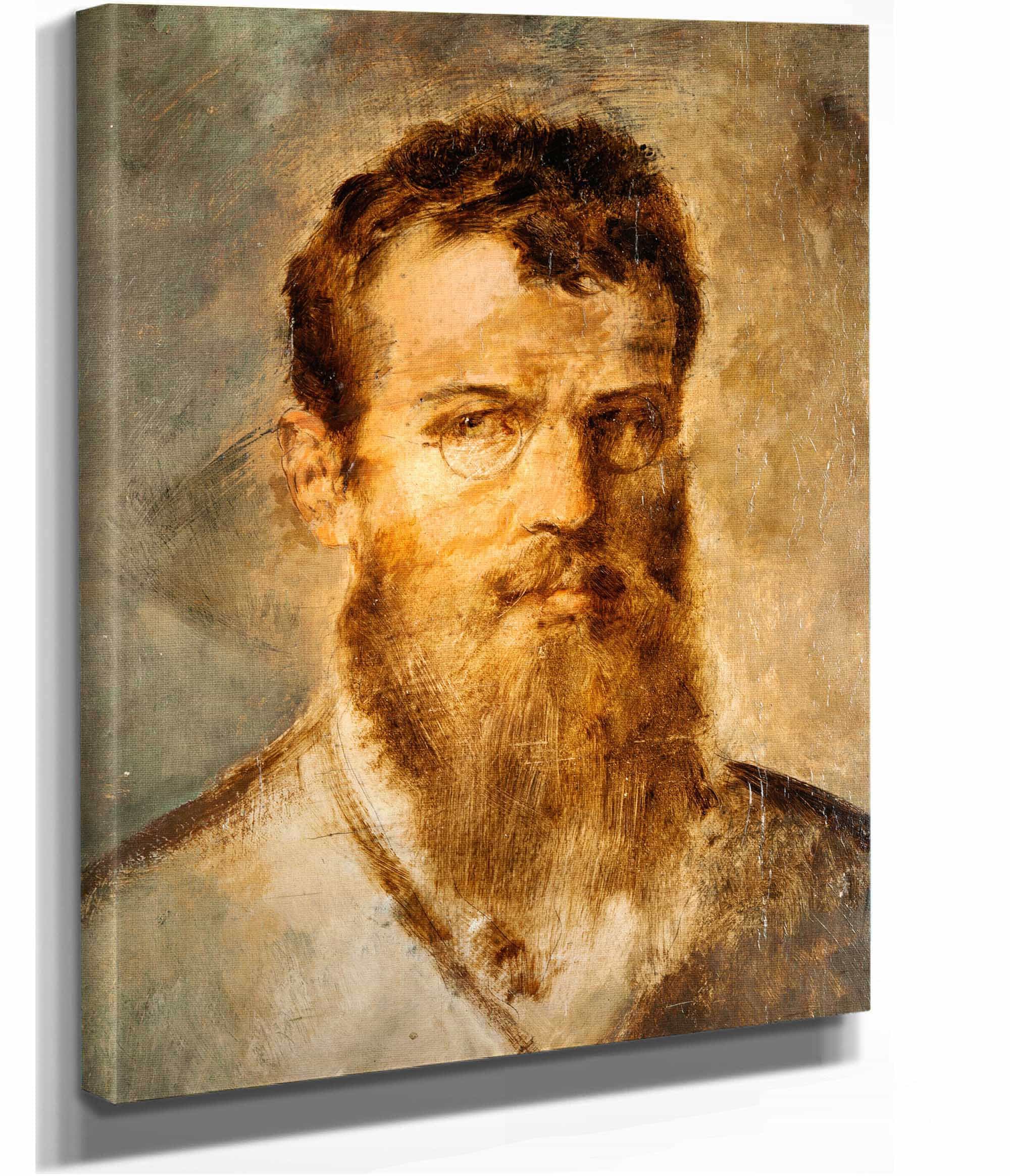 Self Portrait by Franz Von Lenbach