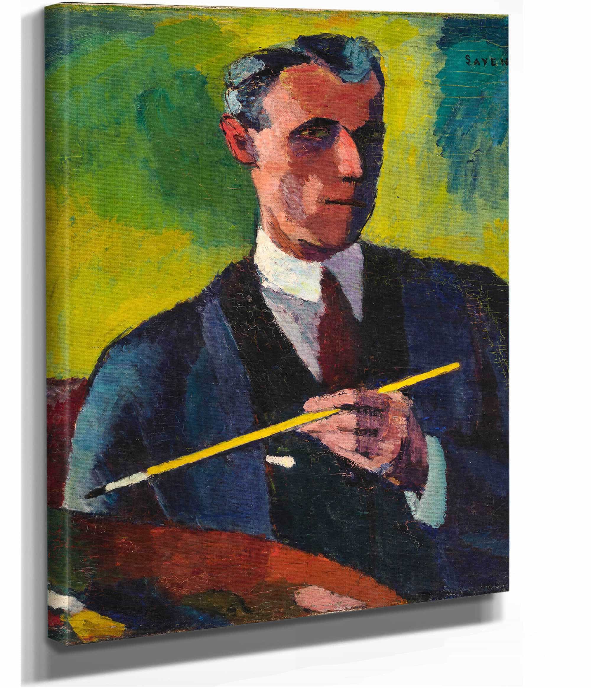 Self Portrait by Henry Lyman Sayen