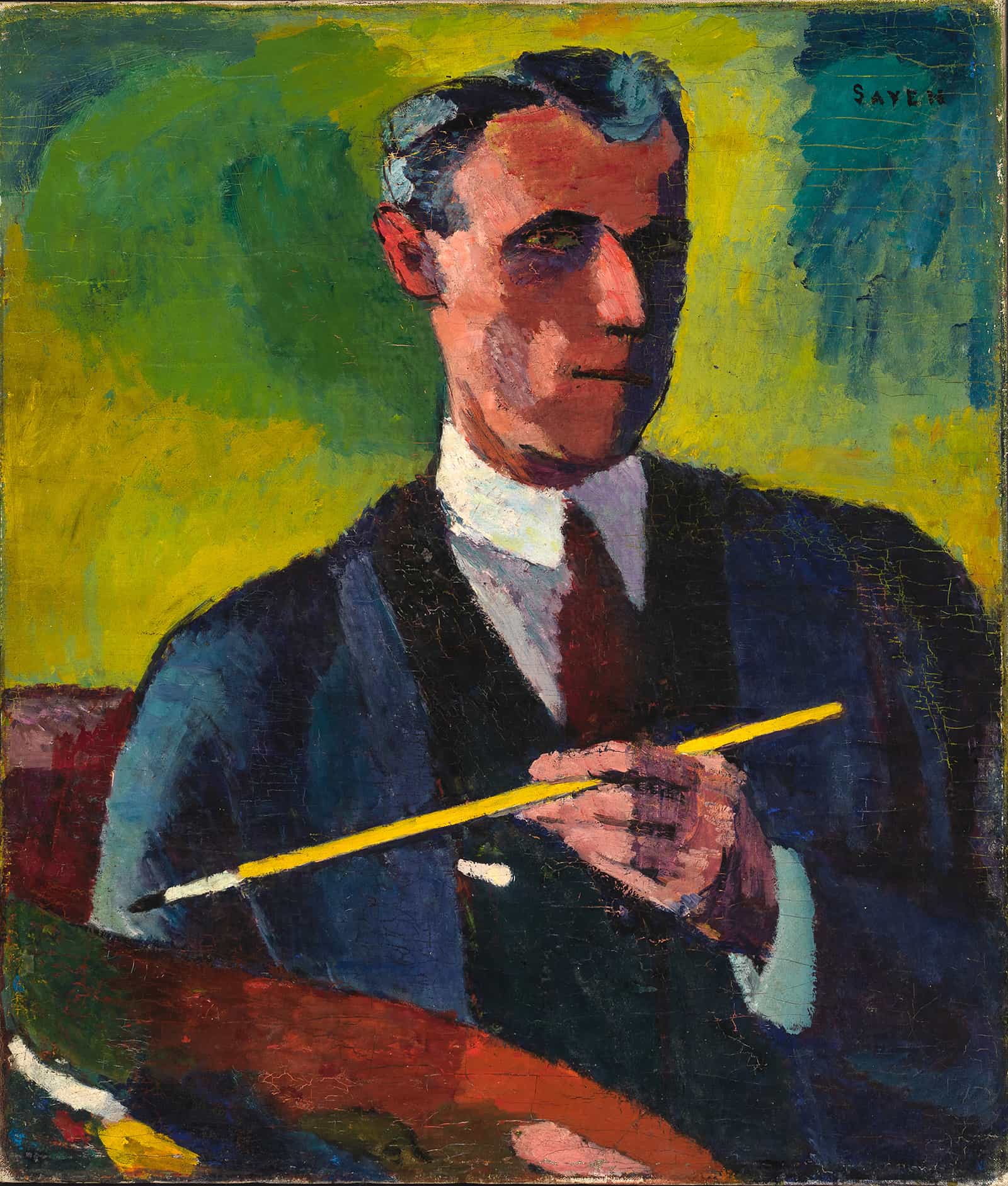 Self Portrait by Henry Lyman Sayen
