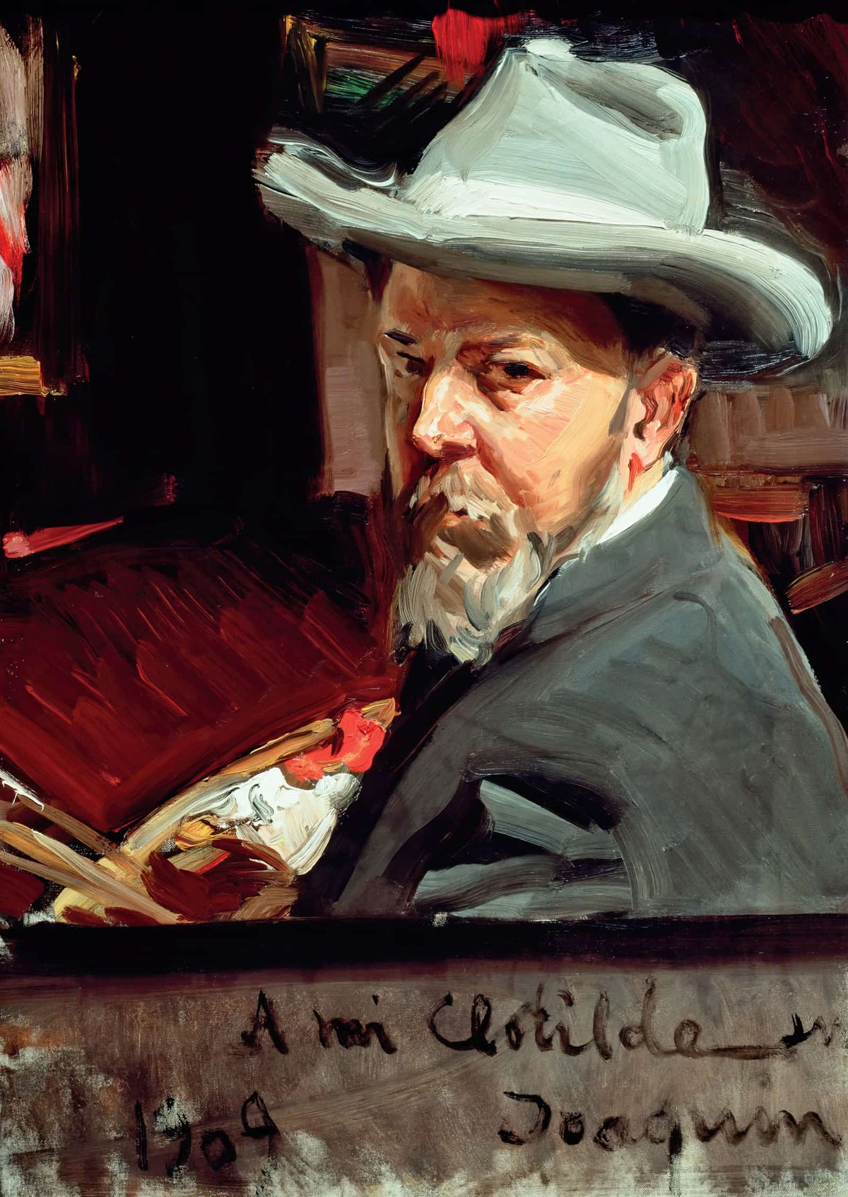 Self Portrait  by Joaquin Sorolla
