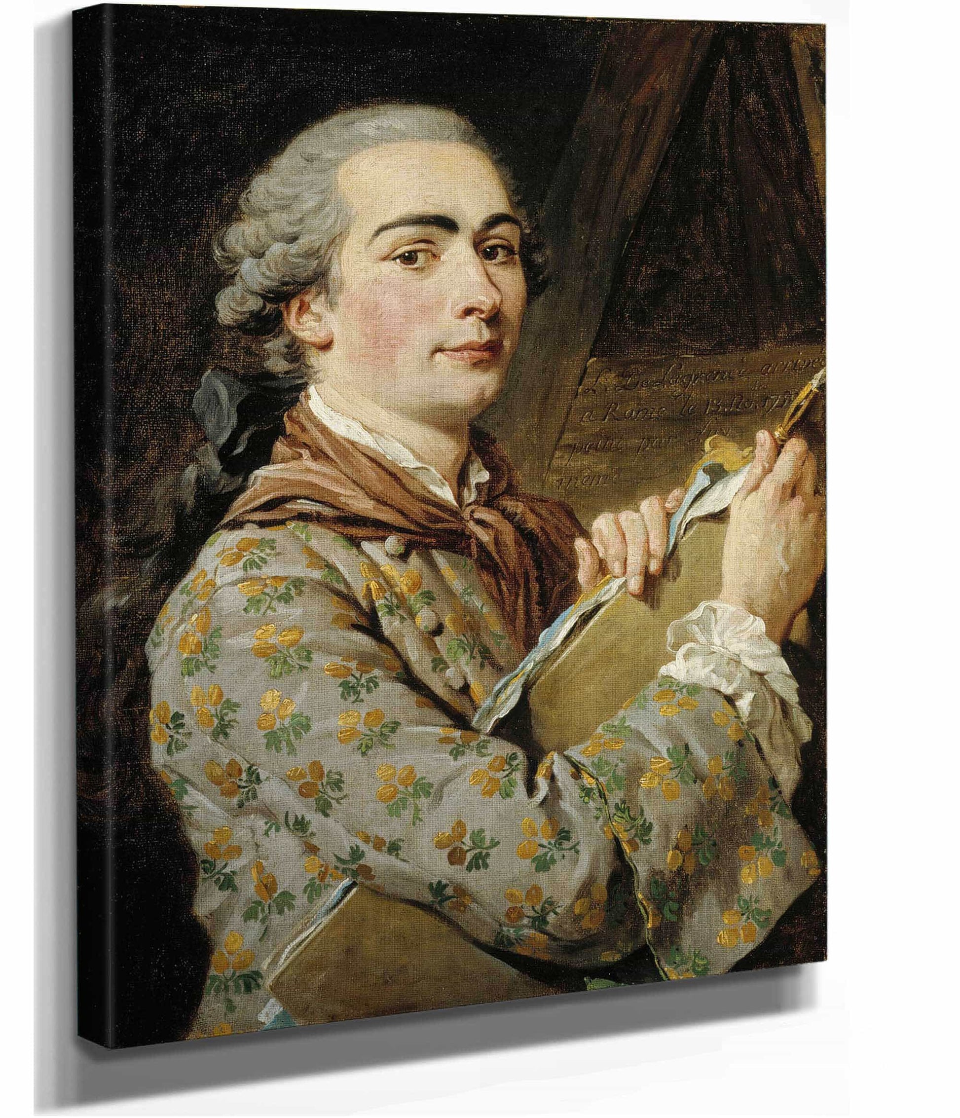 Self Portrait by Louis Jean Francois Lagrenee