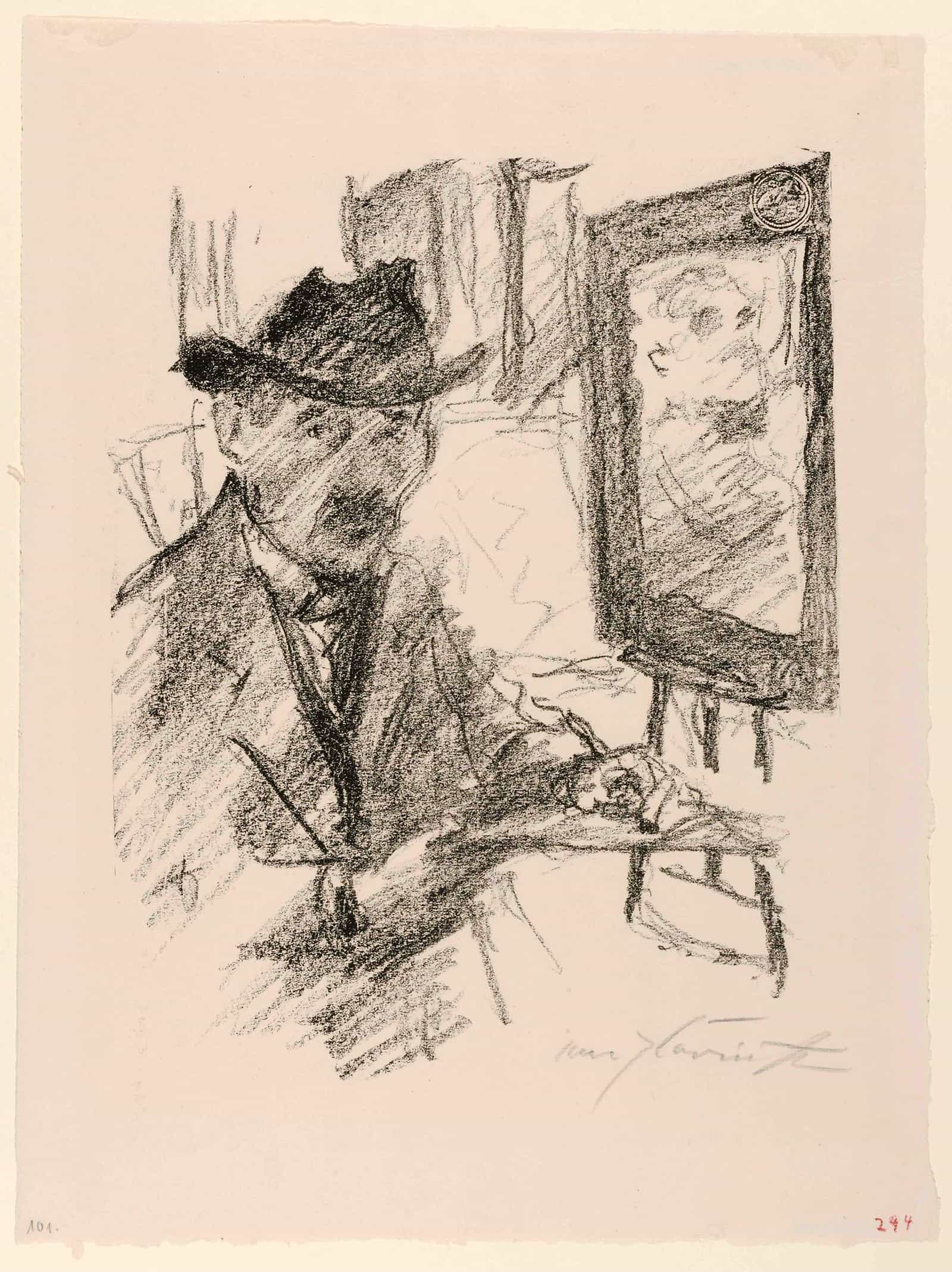 Self Portrait by Lovis Corinth