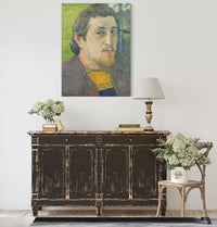 Self Portrait Dedicated To Carriere Or by Paul Gauguin