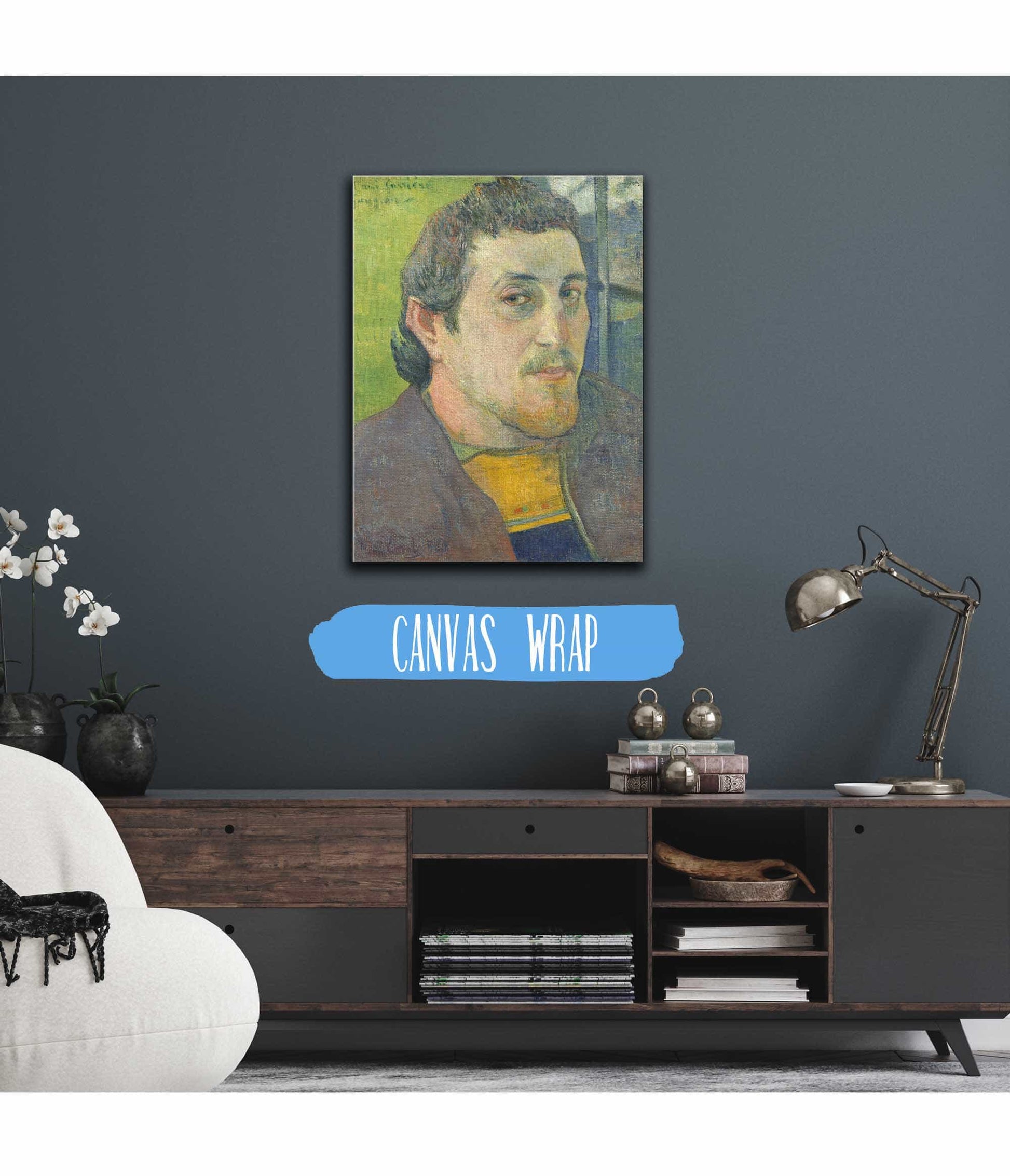 Self Portrait Dedicated To Carriere Or by Paul Gauguin