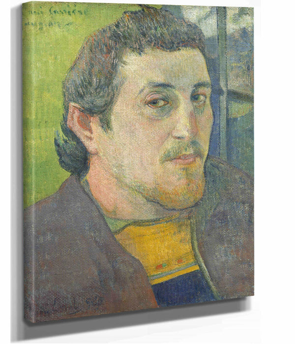 Self Portrait Dedicated To Carriere Or by Paul Gauguin