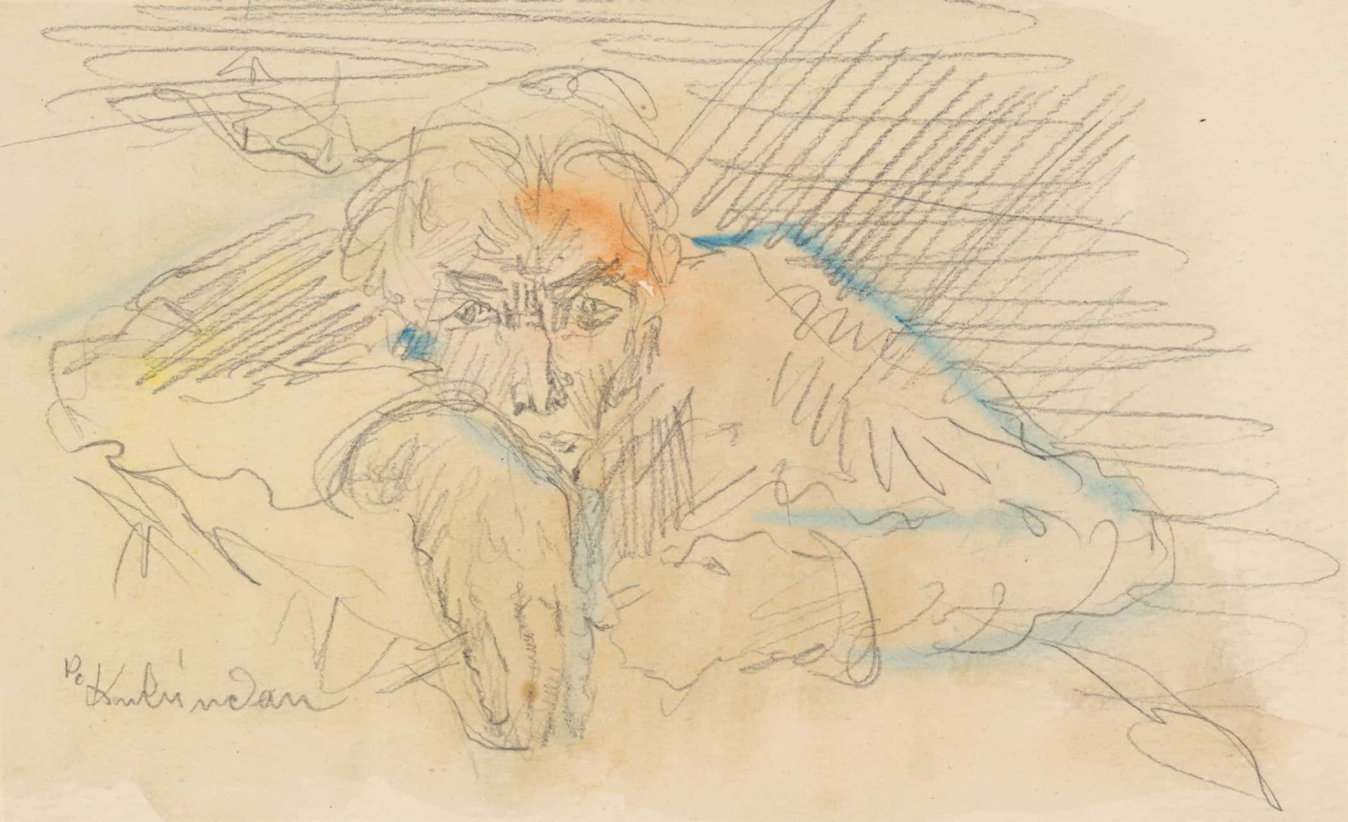 Self Portrait In Color by Arnold Peter Weisz Kubincan
