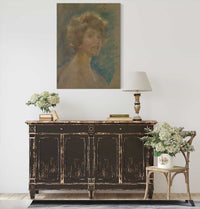 Self Portrait In Light Tones by Alice Pike Barney