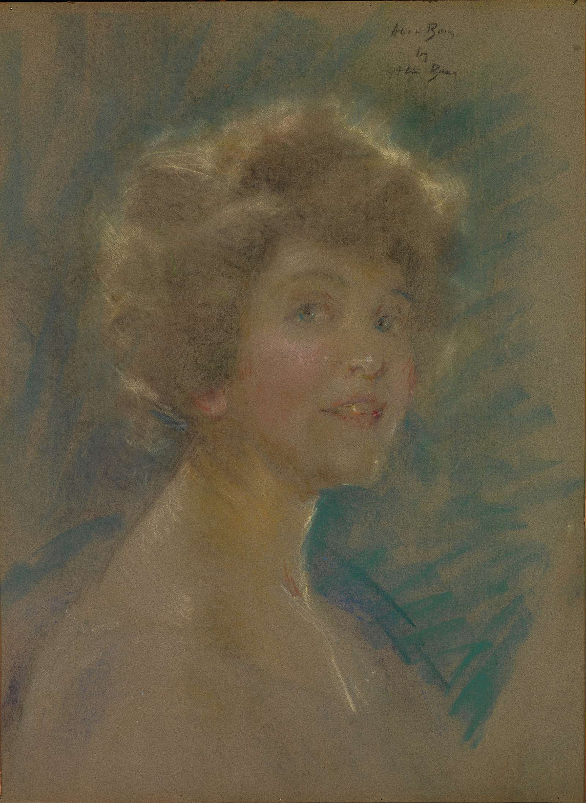 Self Portrait In Light Tones by Alice Pike Barney