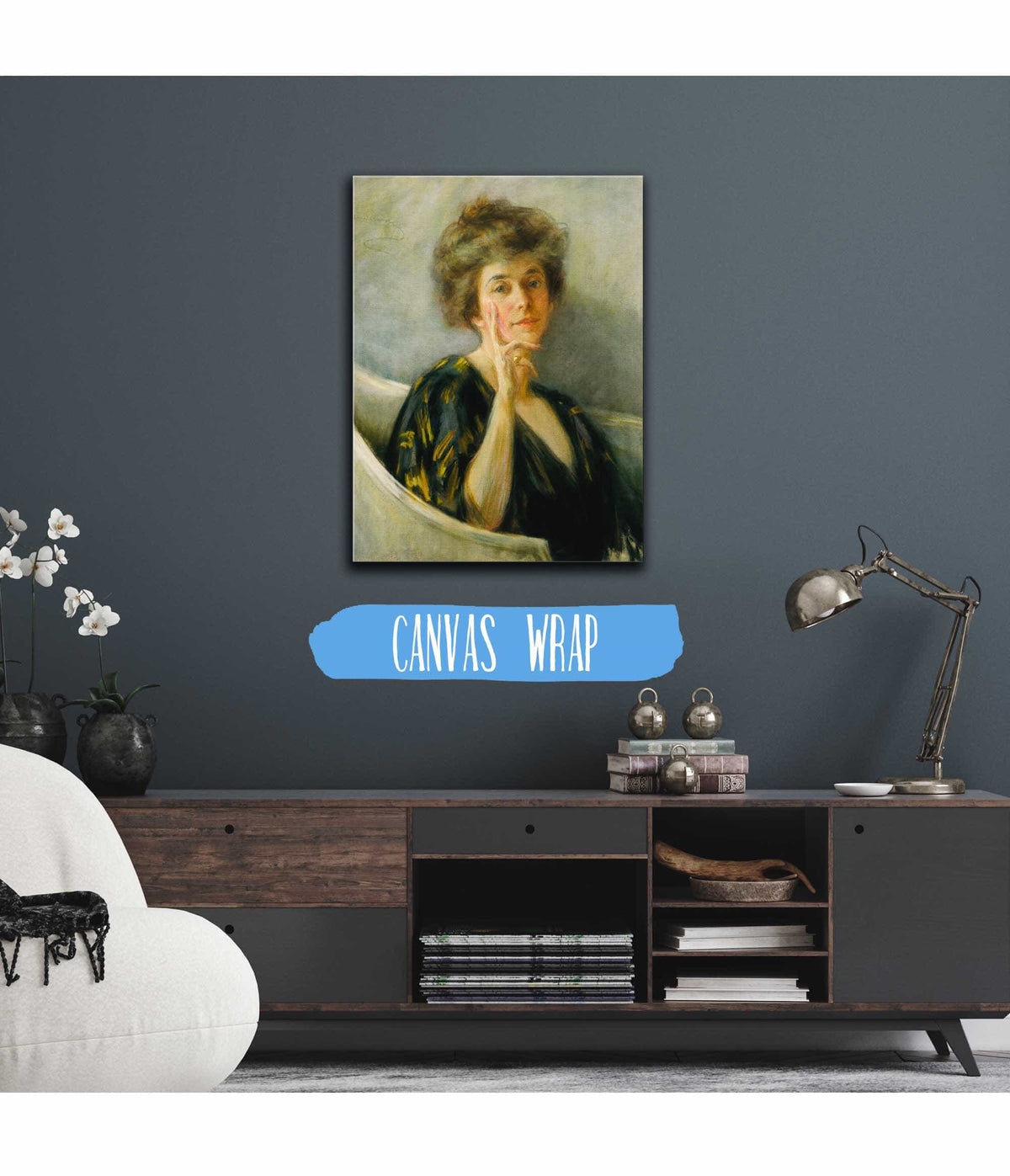 Self Portrait In Repose by Alice Pike Barney