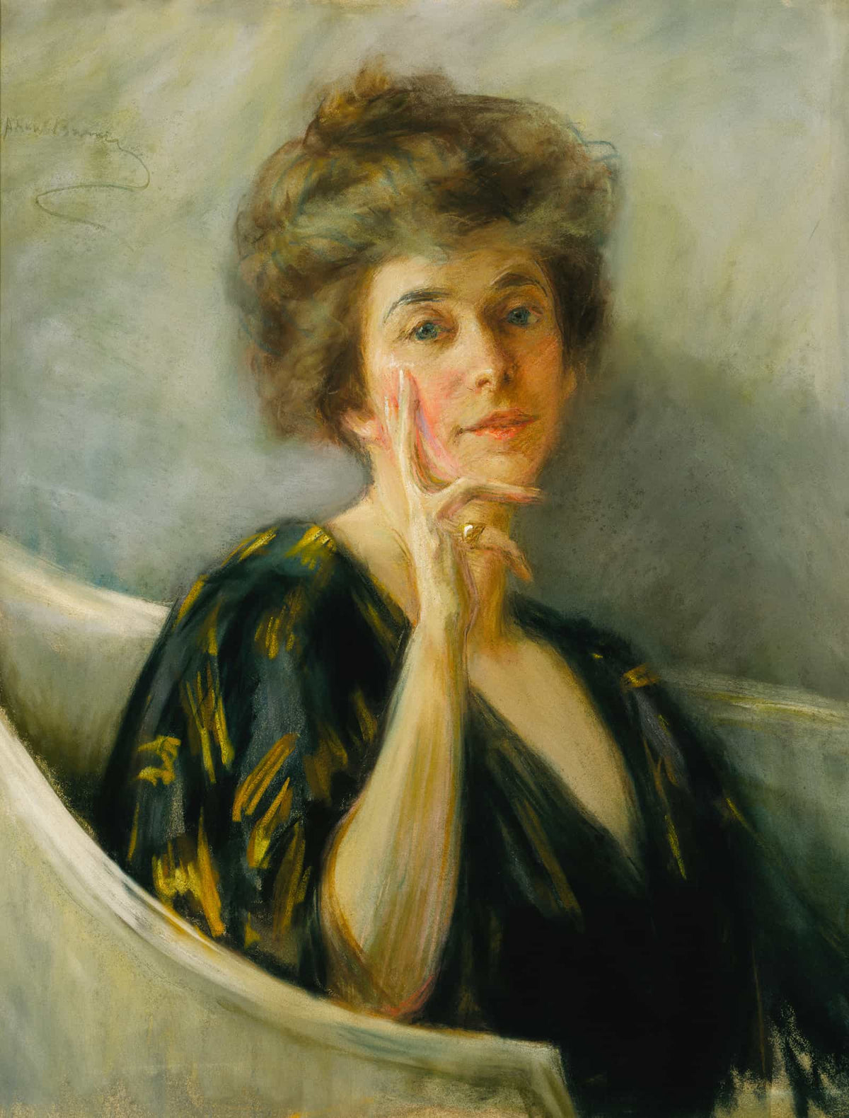 Self Portrait In Repose by Alice Pike Barney