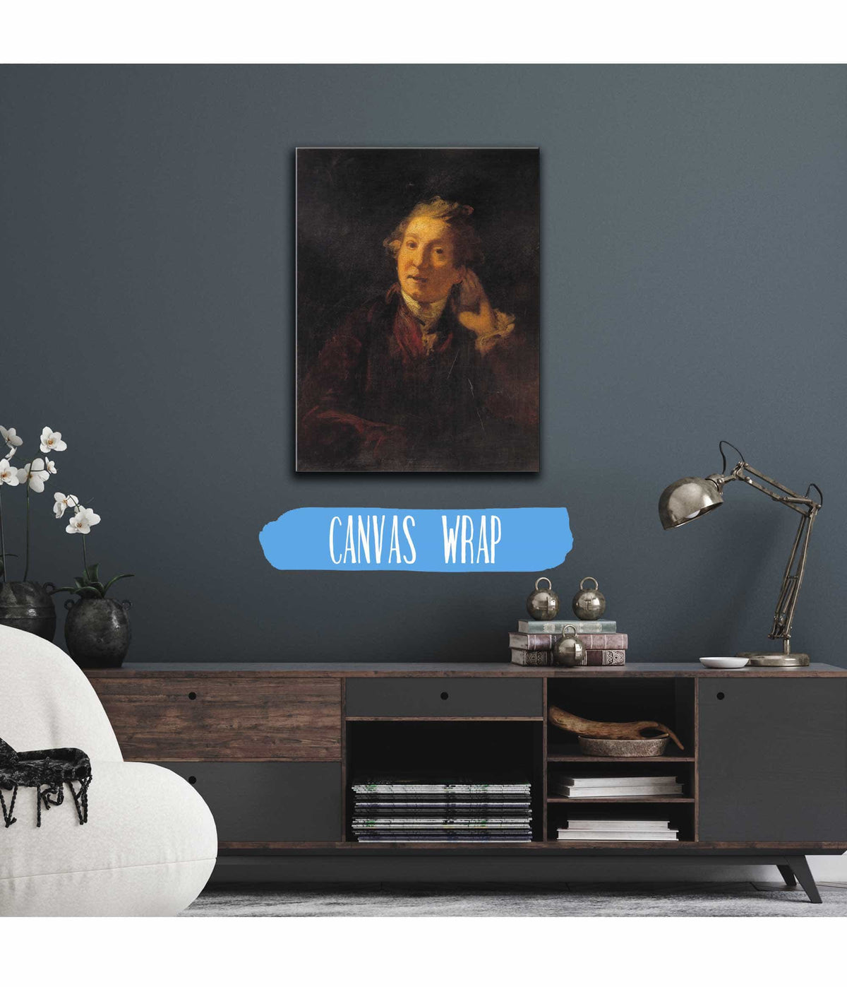 Self Portrait Of The Artist As A Deaf Man by Sir Joshua Reynolds