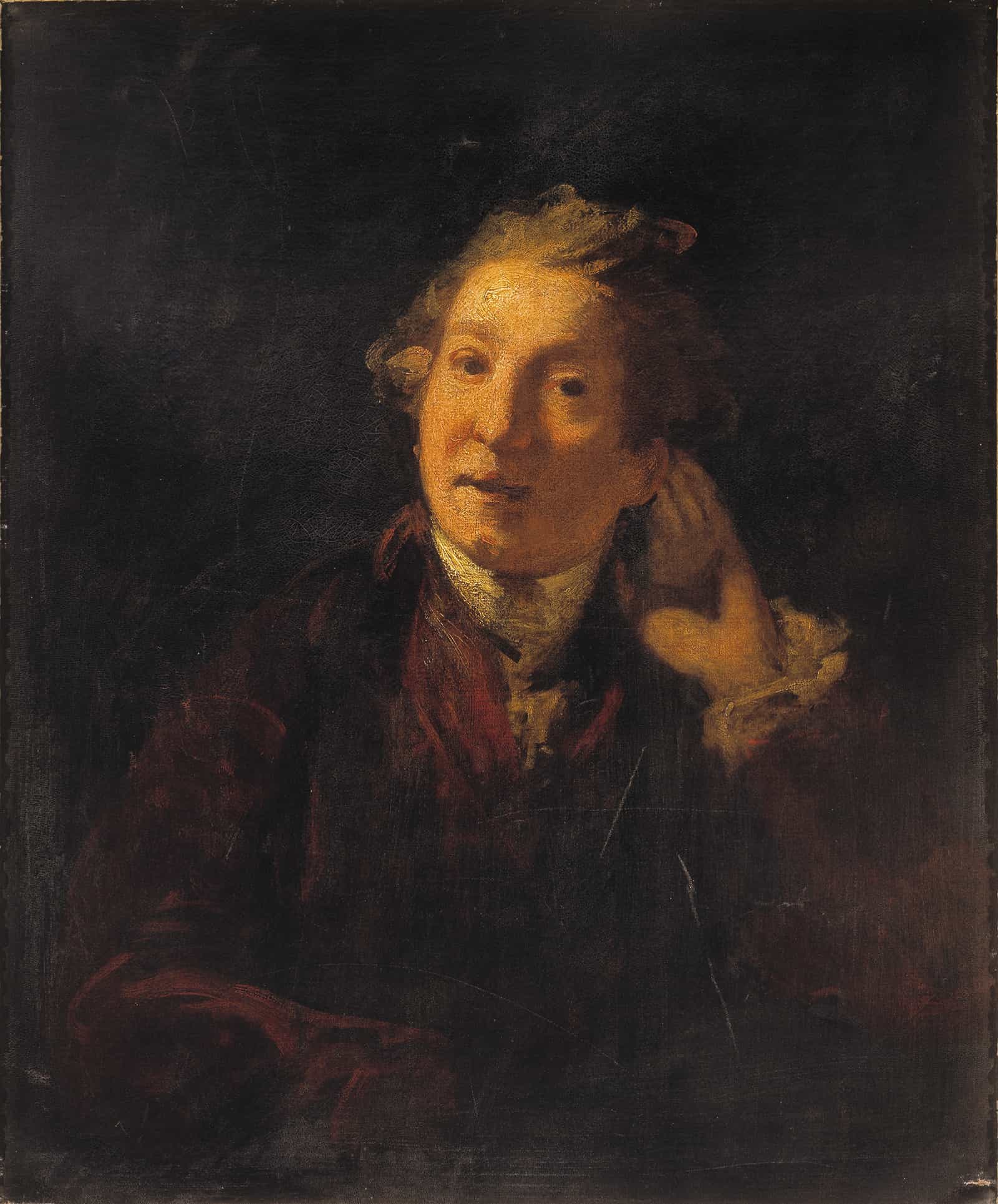 Self Portrait Of The Artist As A Deaf Man by Sir Joshua Reynolds
