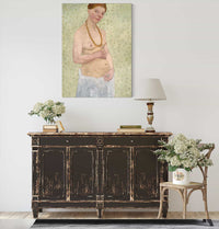 Self Portrait On The Th Wedding Anniversary by Paula Modersohn Becker