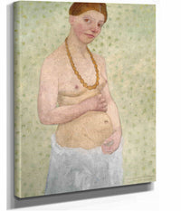 Self Portrait On The Th Wedding Anniversary by Paula Modersohn Becker