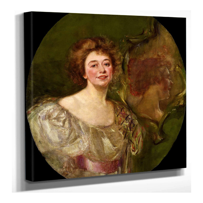 Self Portrait Reflected In Mirror by Alice Pike Barney