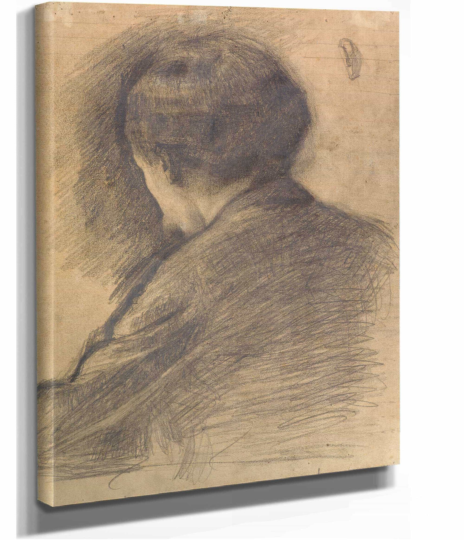 Self Portrait Seen From Behind by Vilhelm Hammershoi