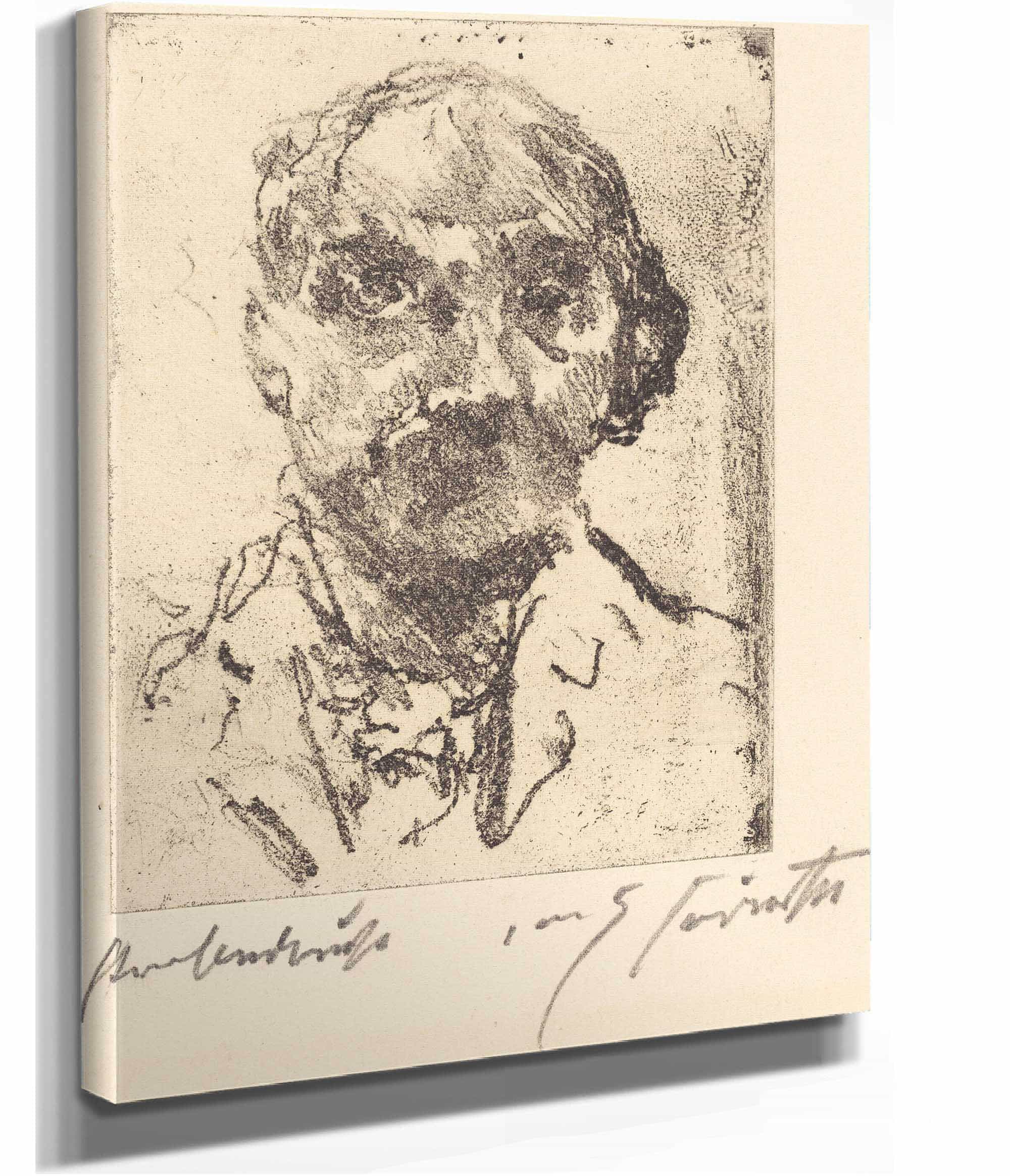 Self Portrait Selbstbildnis by Lovis Corinth