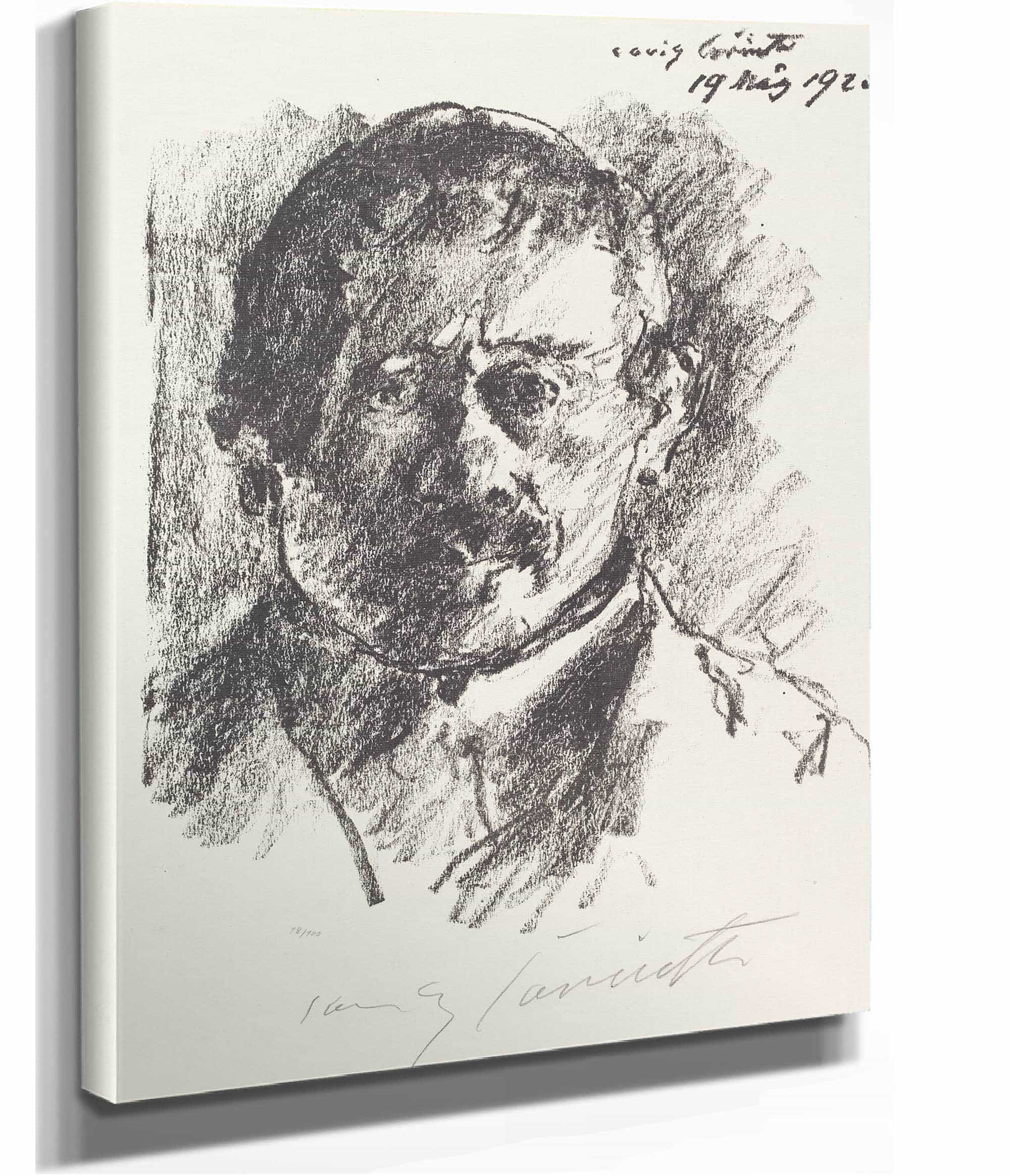 Self Portrait Selbstbildnis by Lovis Corinth
