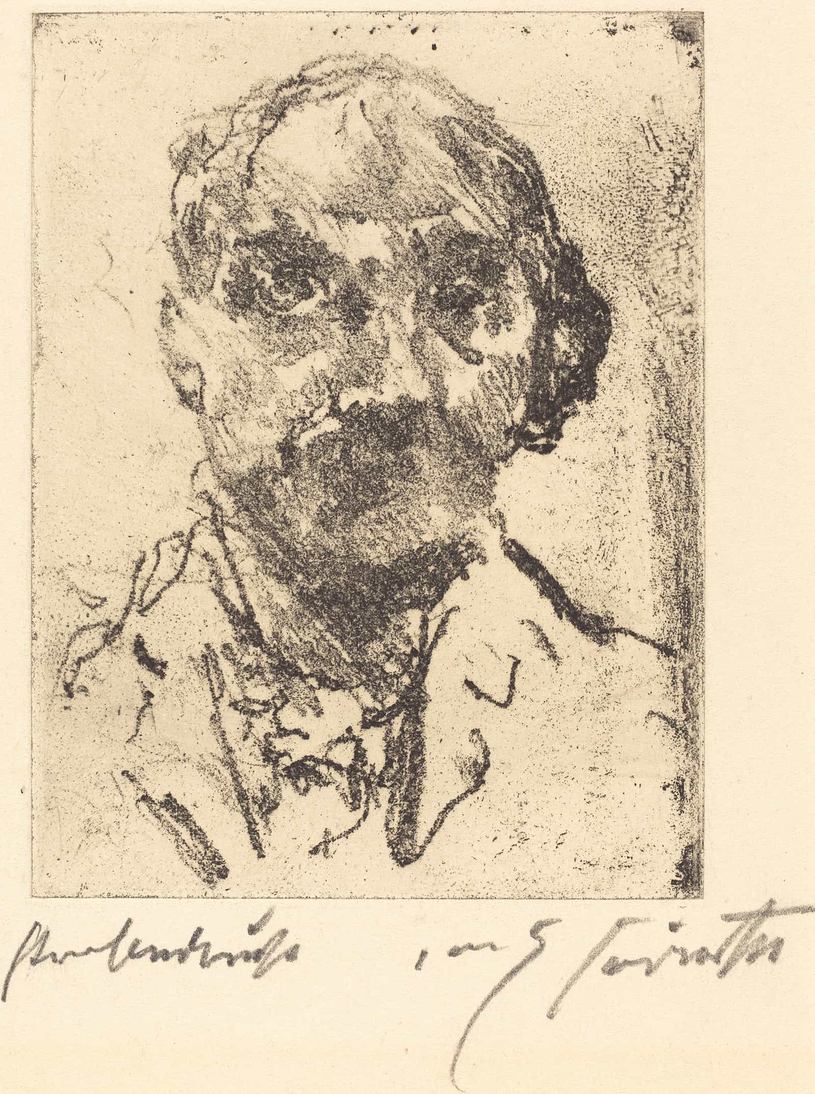 Self Portrait Selbstbildnis by Lovis Corinth