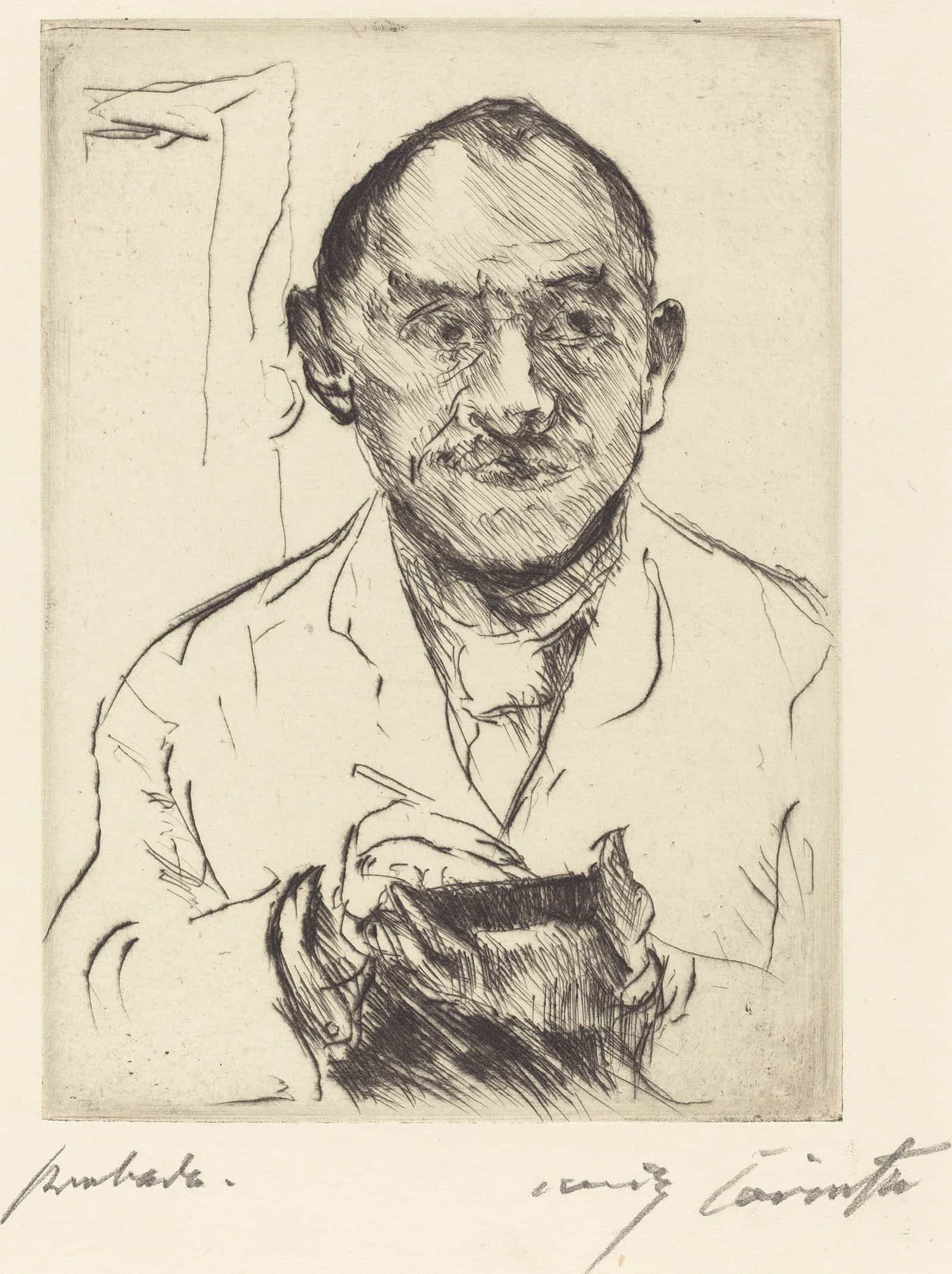 Self Portrait Selbstbildnis by Lovis Corinth