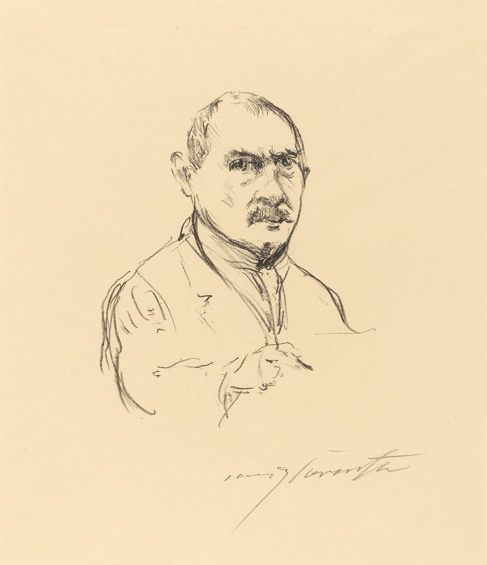 Self Portrait Selbstbildnis by Lovis Corinth