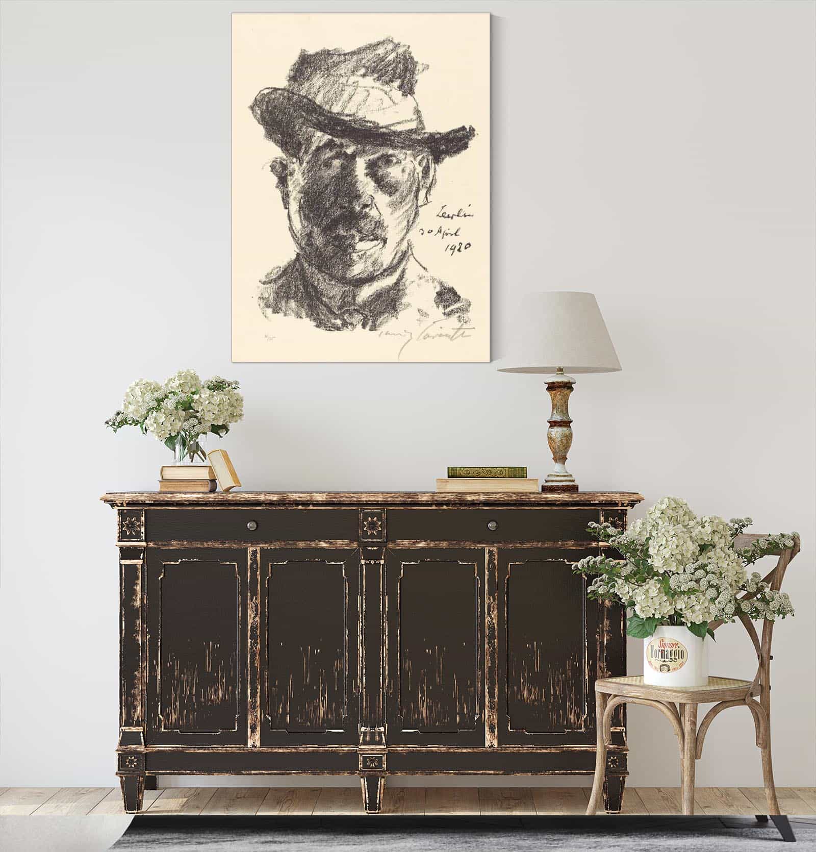 Self Portrait Selbstbildnis Ii by Lovis Corinth